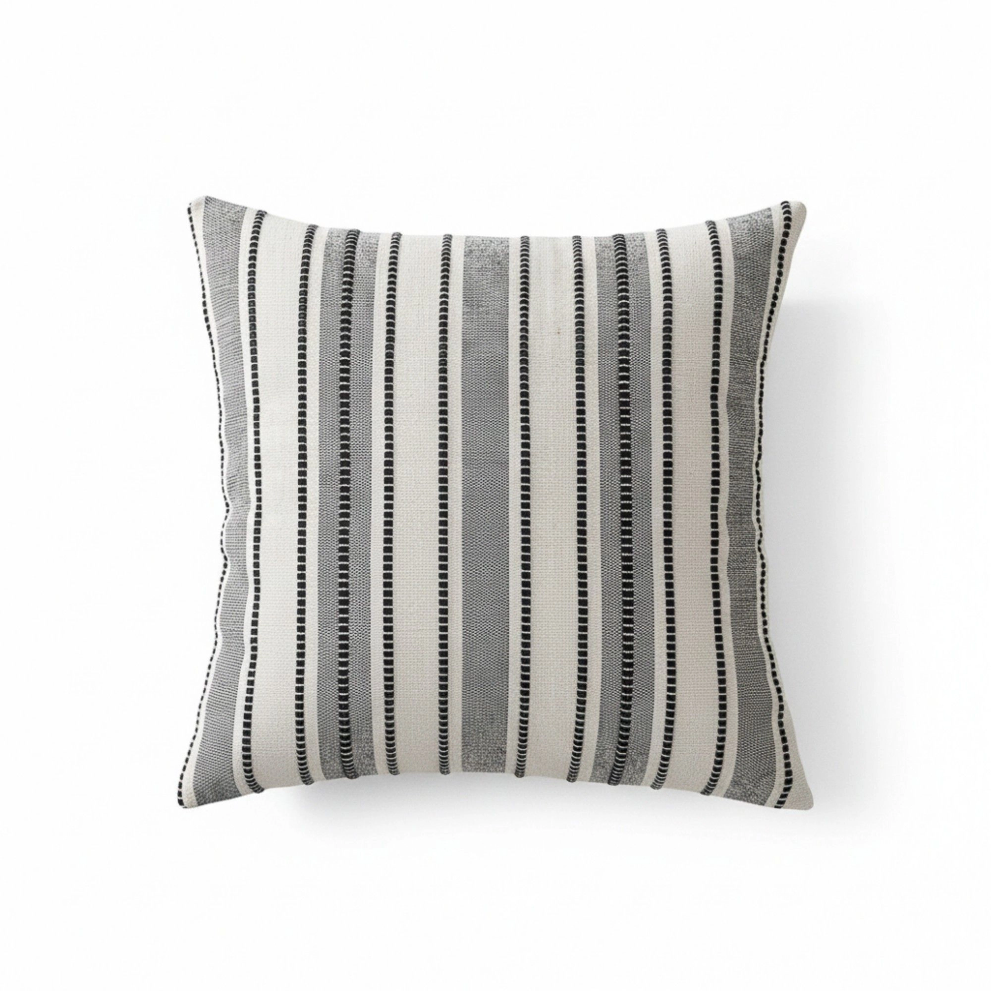 Alilang Unisex Striped Pillowcase with Envelope Closure Decorative Bedding Cover Single Piece 17.7x17.7in