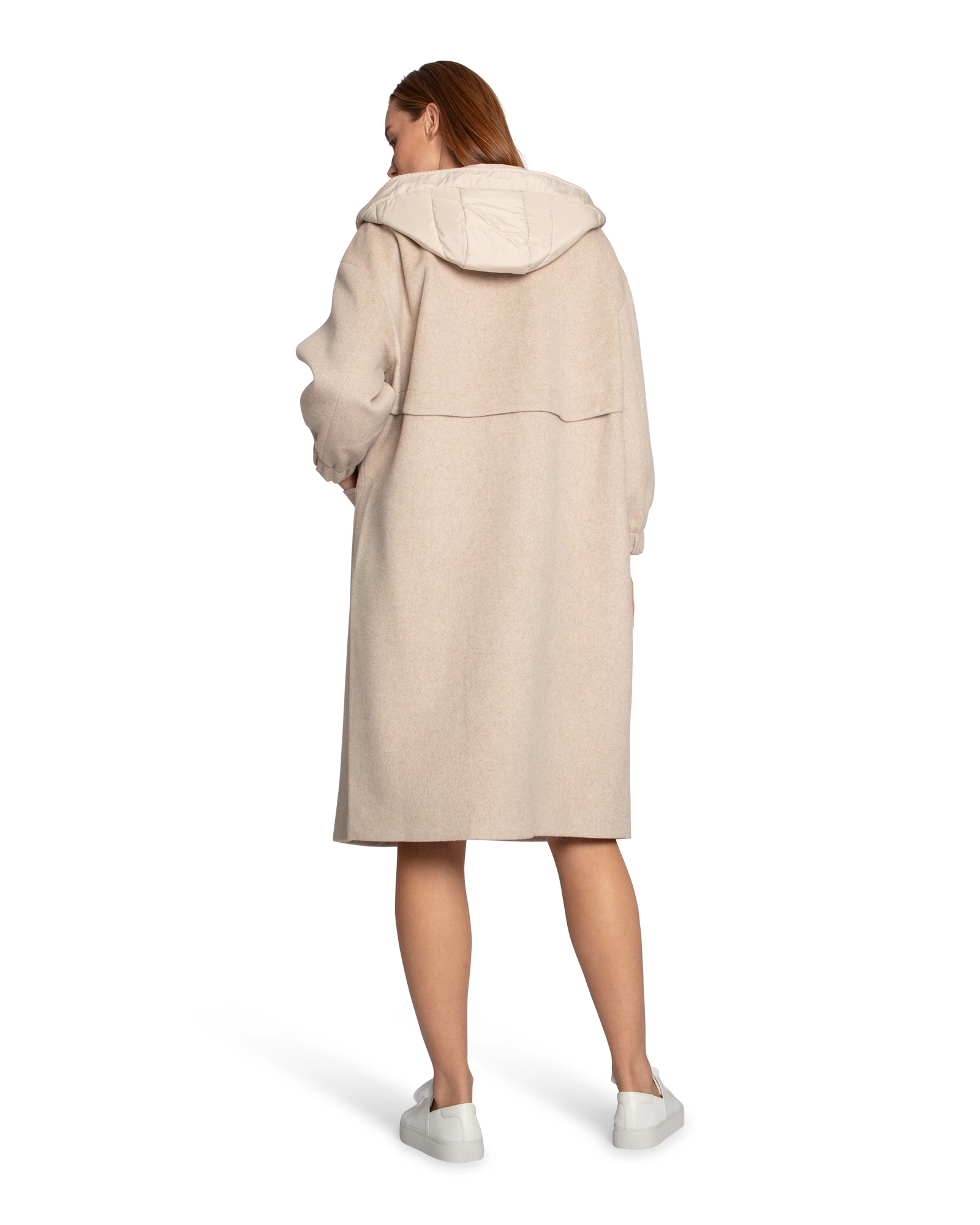 Belle & Bloom Womens Fantasy Land Wool Blend Hooded Coat