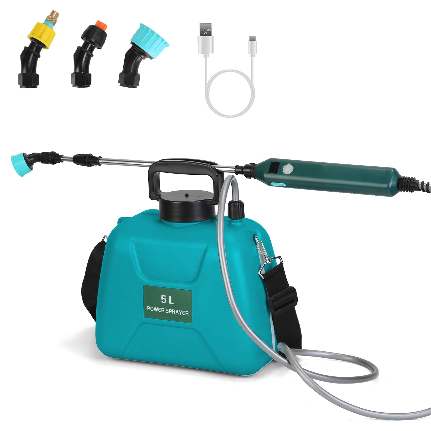 GBruno 5L Battery-Powered Garden Sprayer