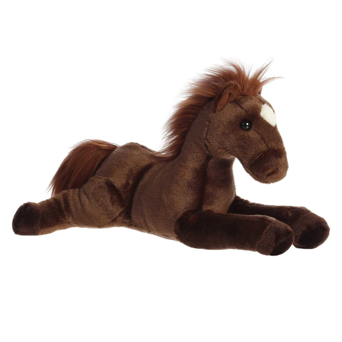 Aurora Flopsie Outlaw the Brown Horse 12-Inch Stuffed Animal Plush