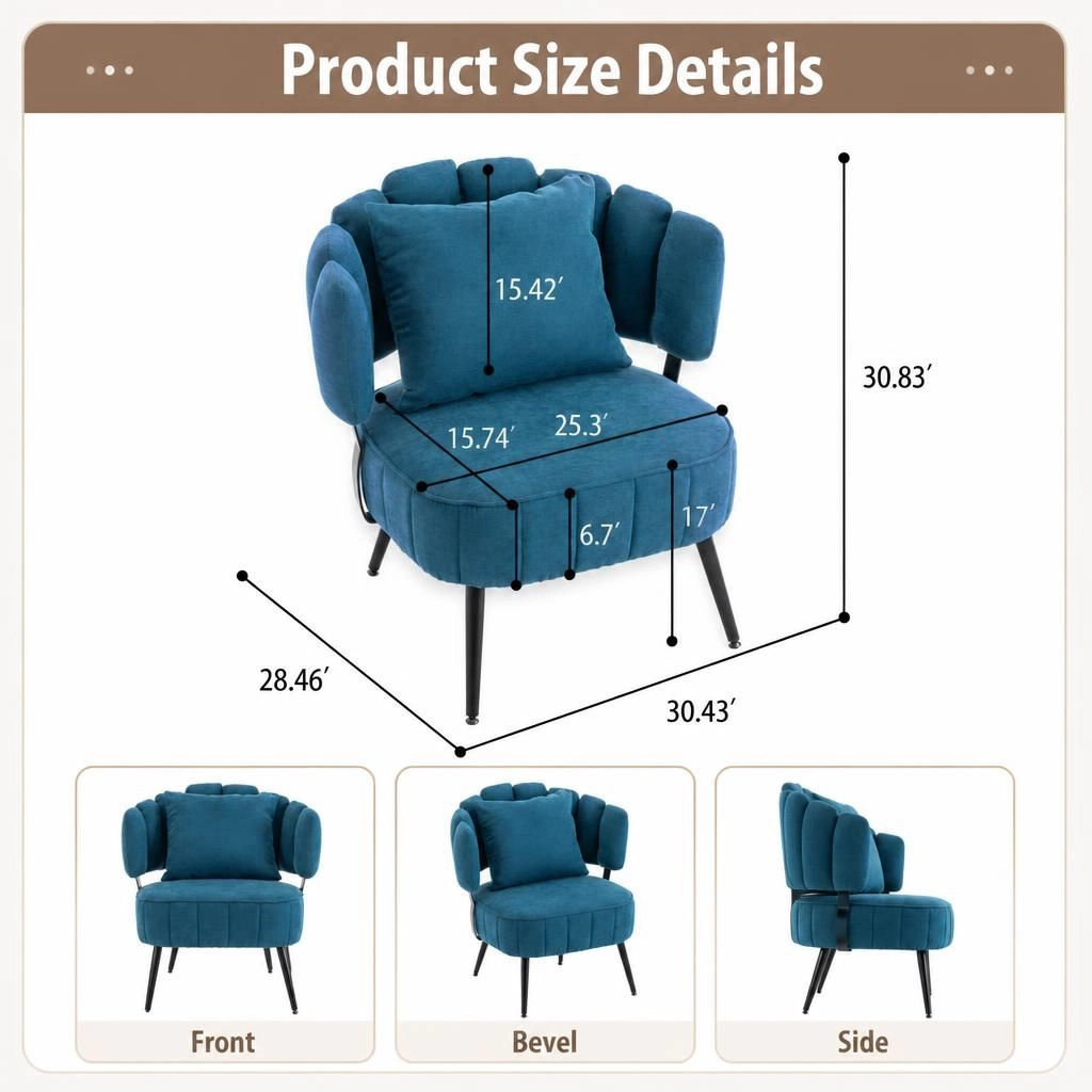 GOODSILO Soft Padded Accent Chair Ideal for Guest Seating