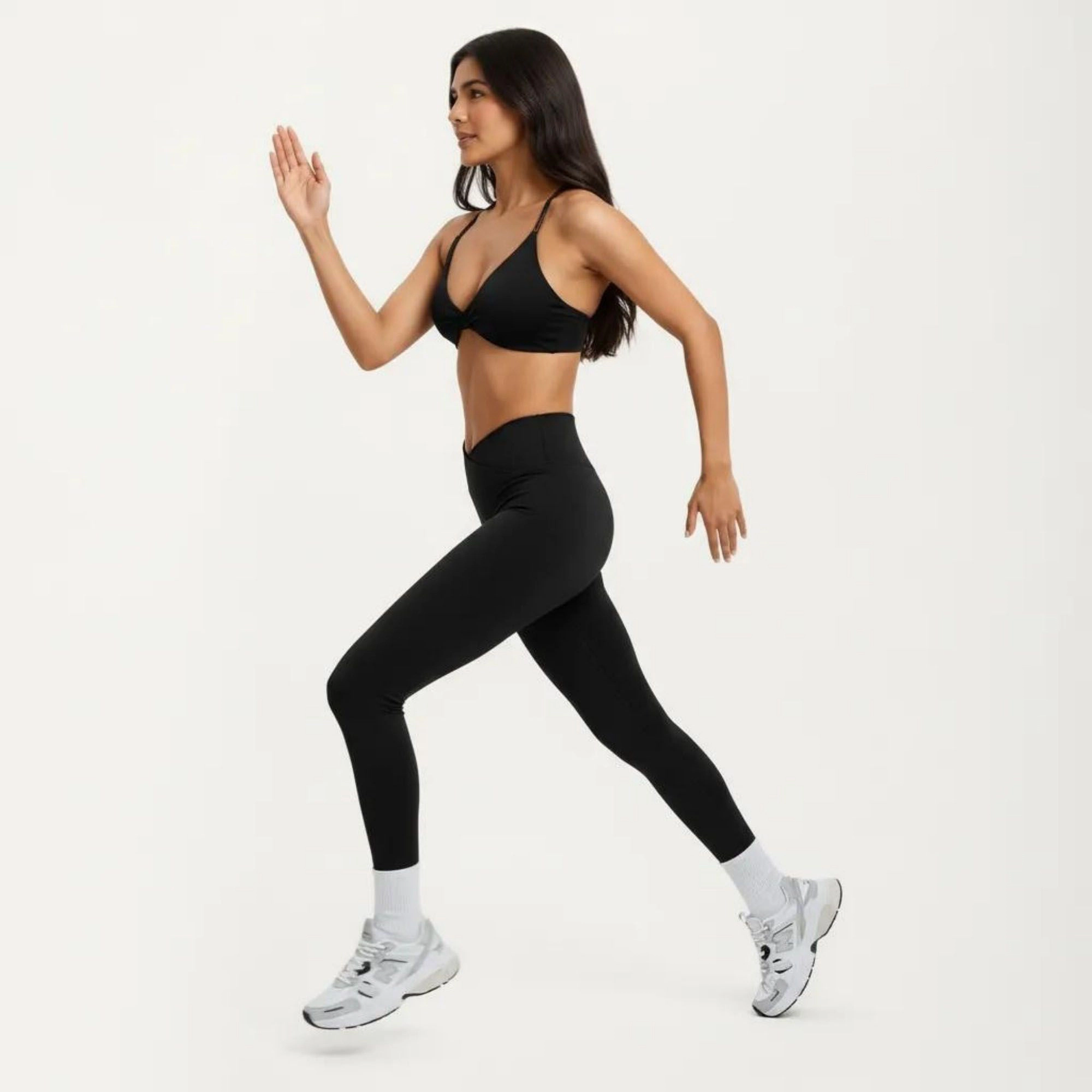 Anna-Kaci Active Women's High Waist Crossover Workout Leggings Stretch Athletic Yoga Pants for Training Fitness