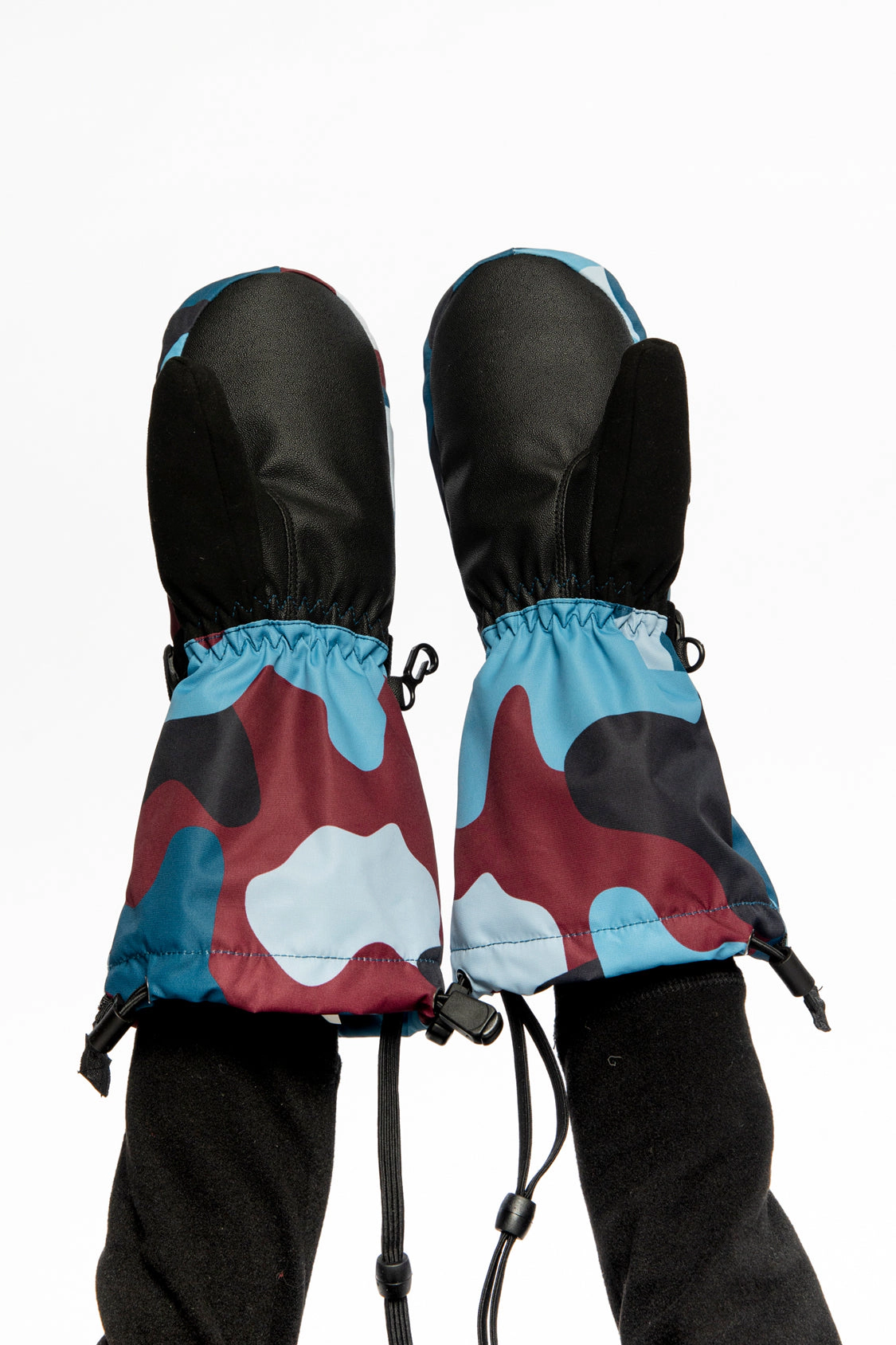 Deux par Deux Boys Teknik Camouflage Print Cordura-Reinforced Winter Mittens