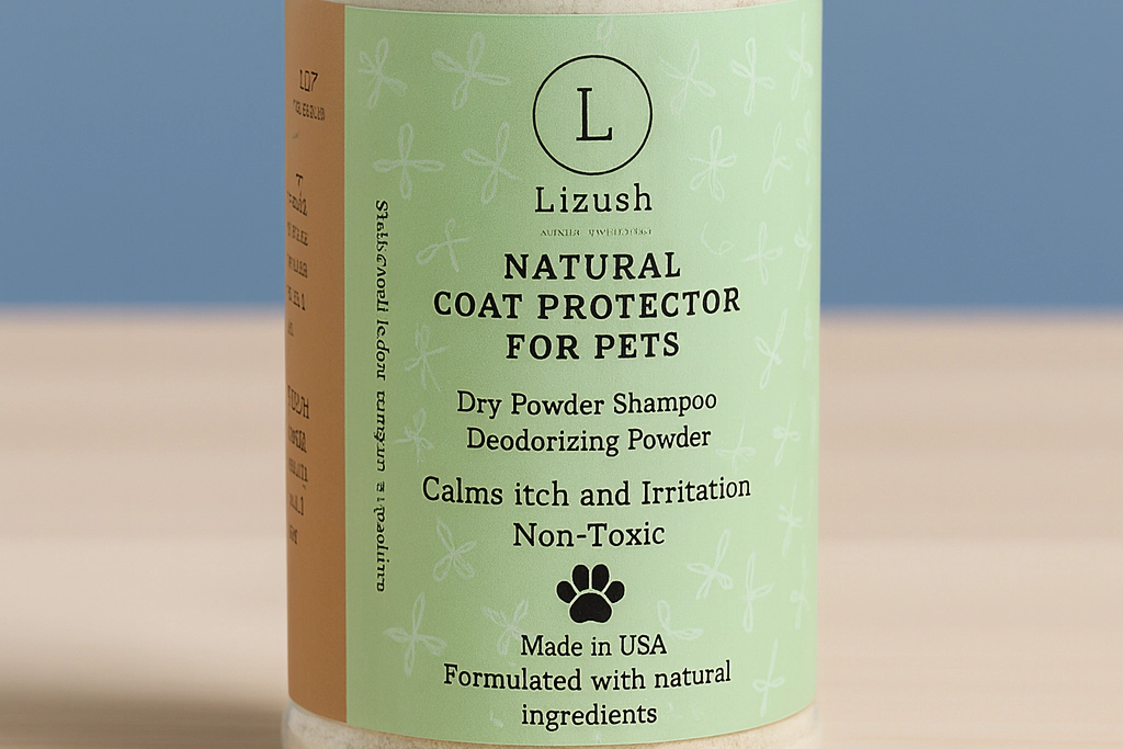 Natural Coat Protector for Pets - 100% Botanical Powder