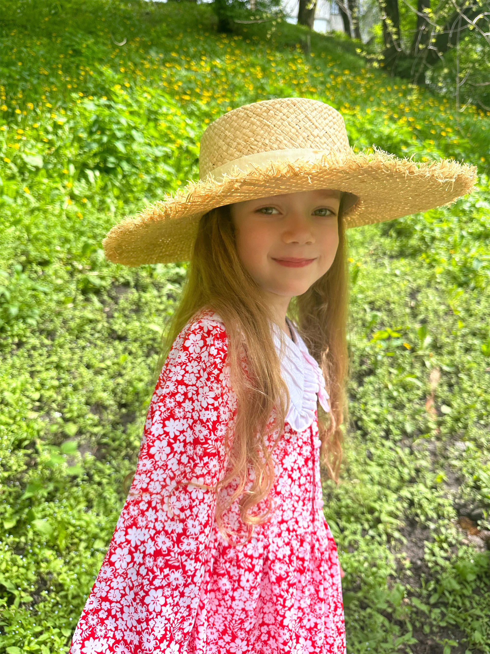 Kanut Sports Maddy Kids Sun Hat - Wide Brim, UPF 50+, Natural