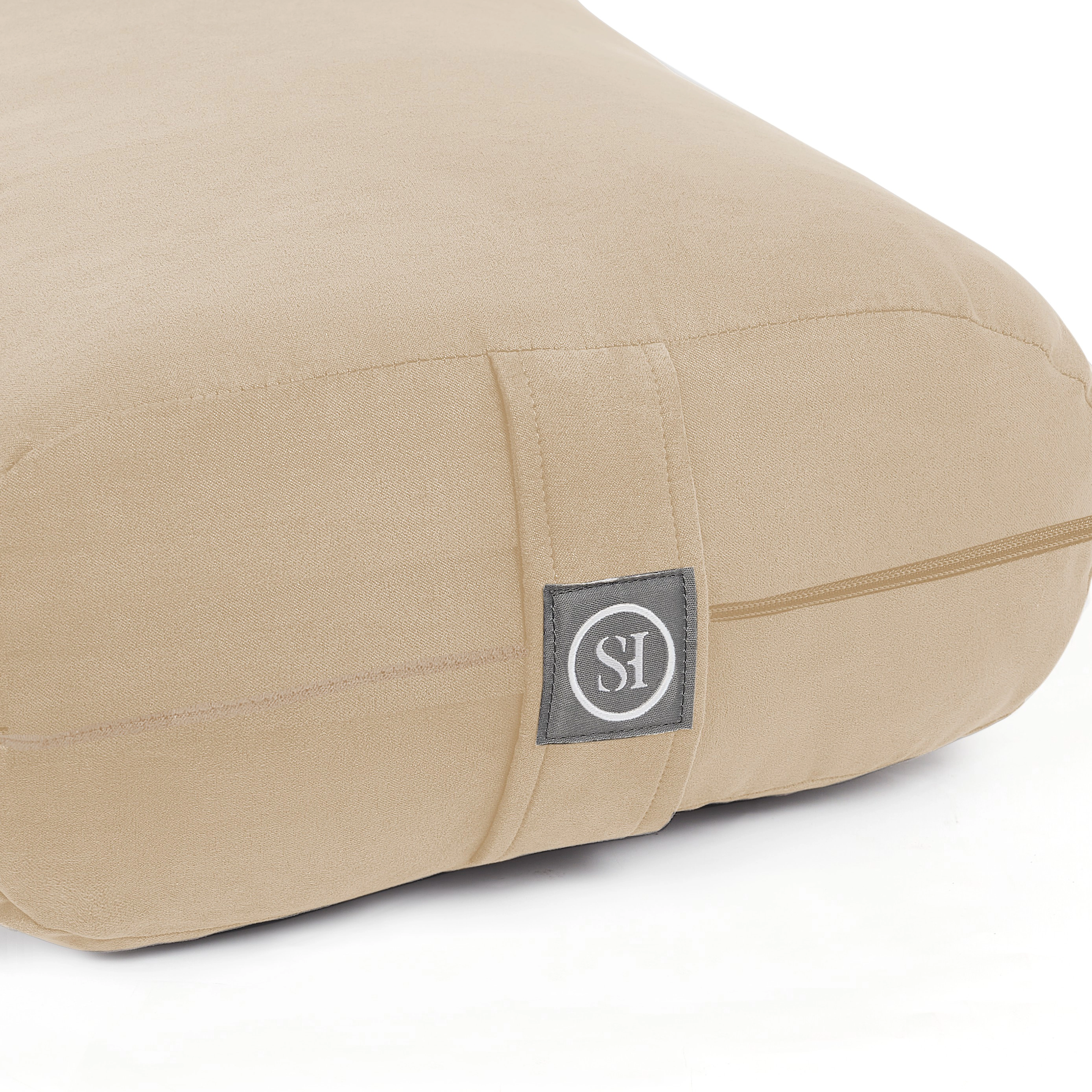 Sweet Home Collection Yoga Rectangular Bolster Meditation Pillow