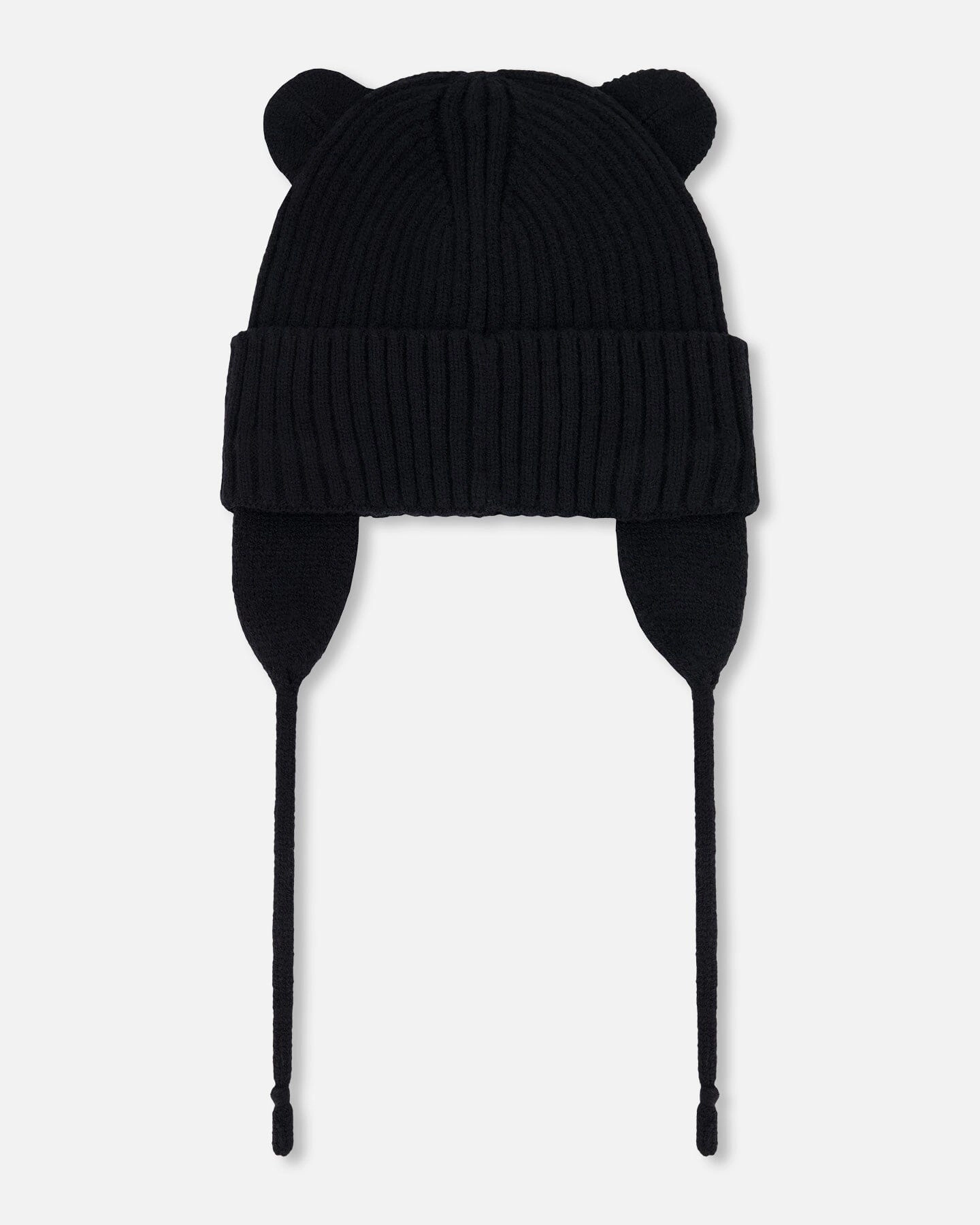 Deux par Unisex Ribbed 3D Ear Knit Hat