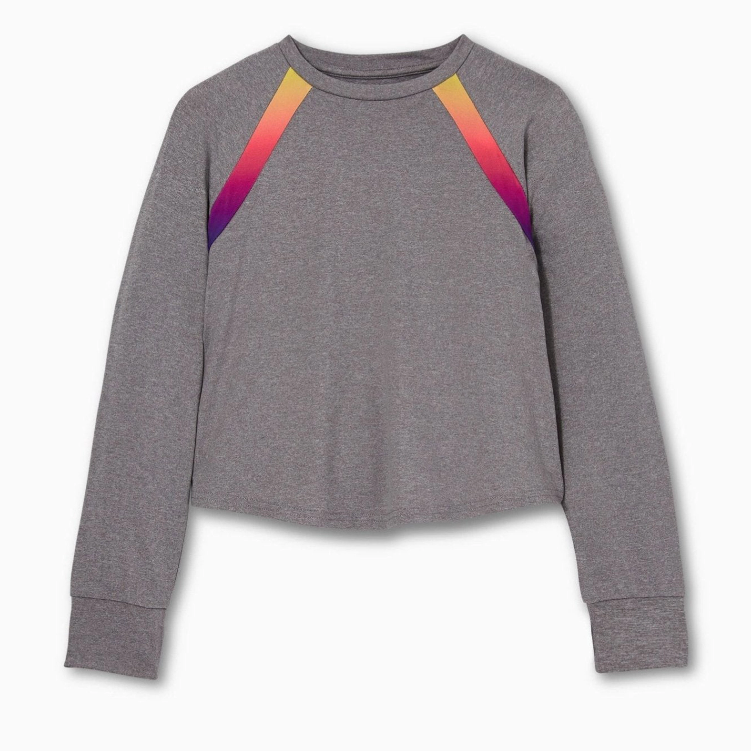 Rockets of Awesome Rainbow Ombre Active Tee for Girls