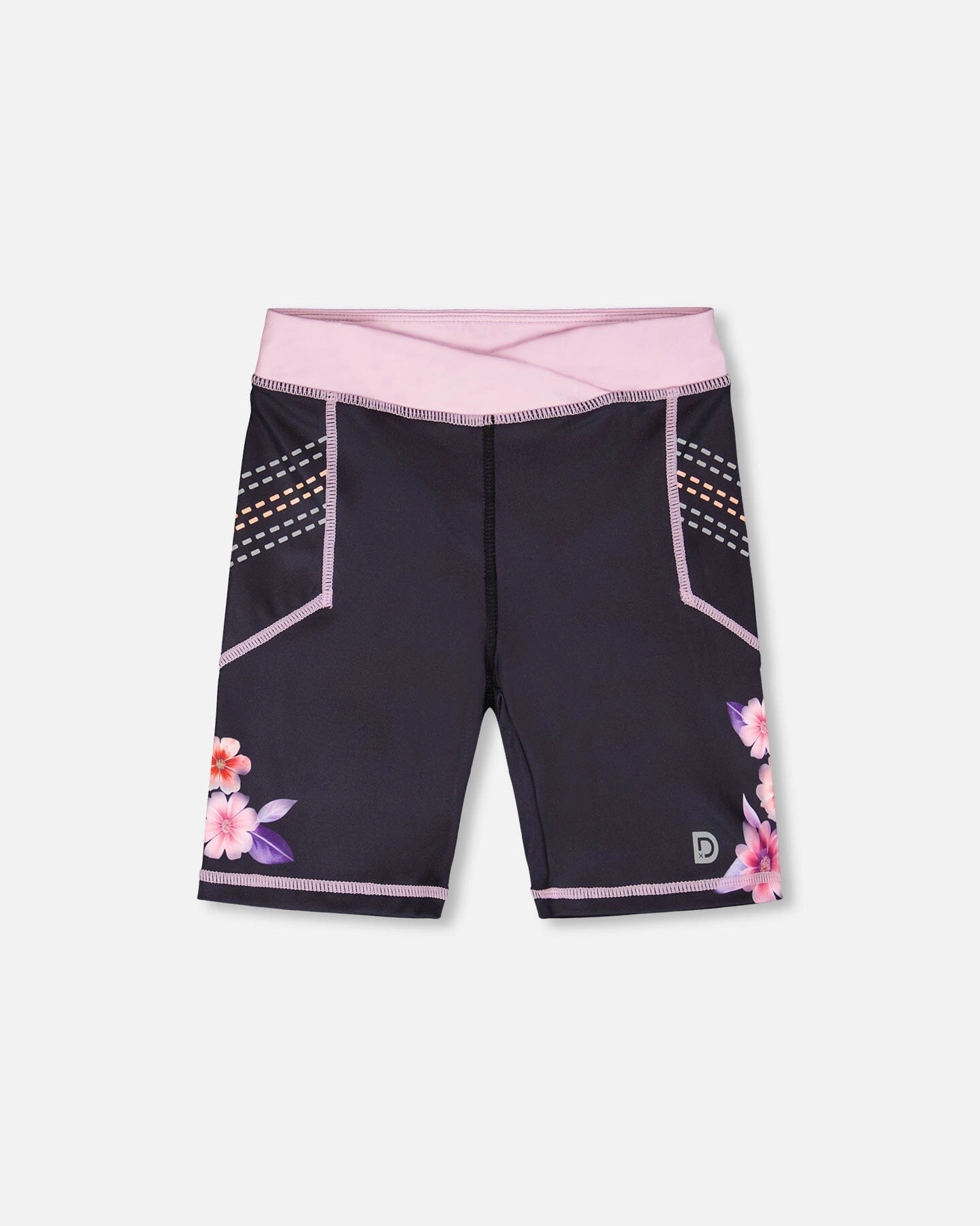 Deux par Girls Recycled Polyester Athletic Biker Shorts