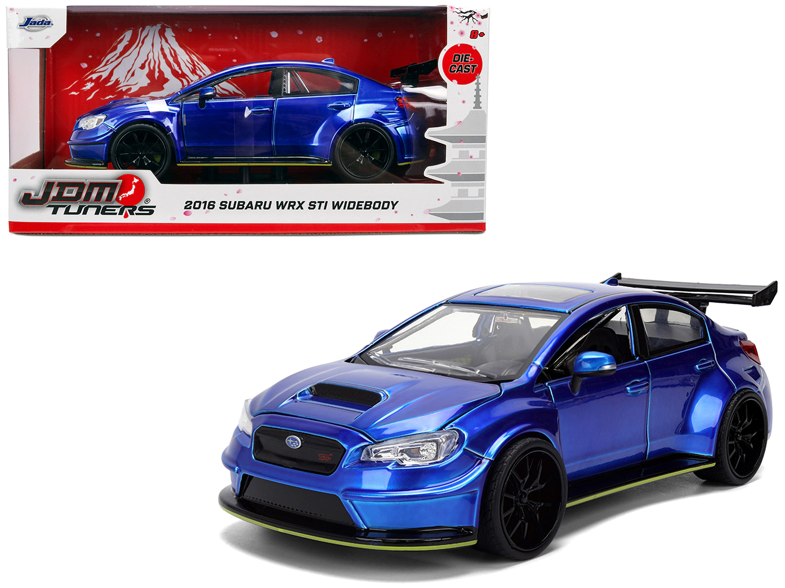Jada 2016 Subaru WRX STI Widebody Blue Metallic "JDM Tuners" Series 1/24 Diecast Model Car by Jada