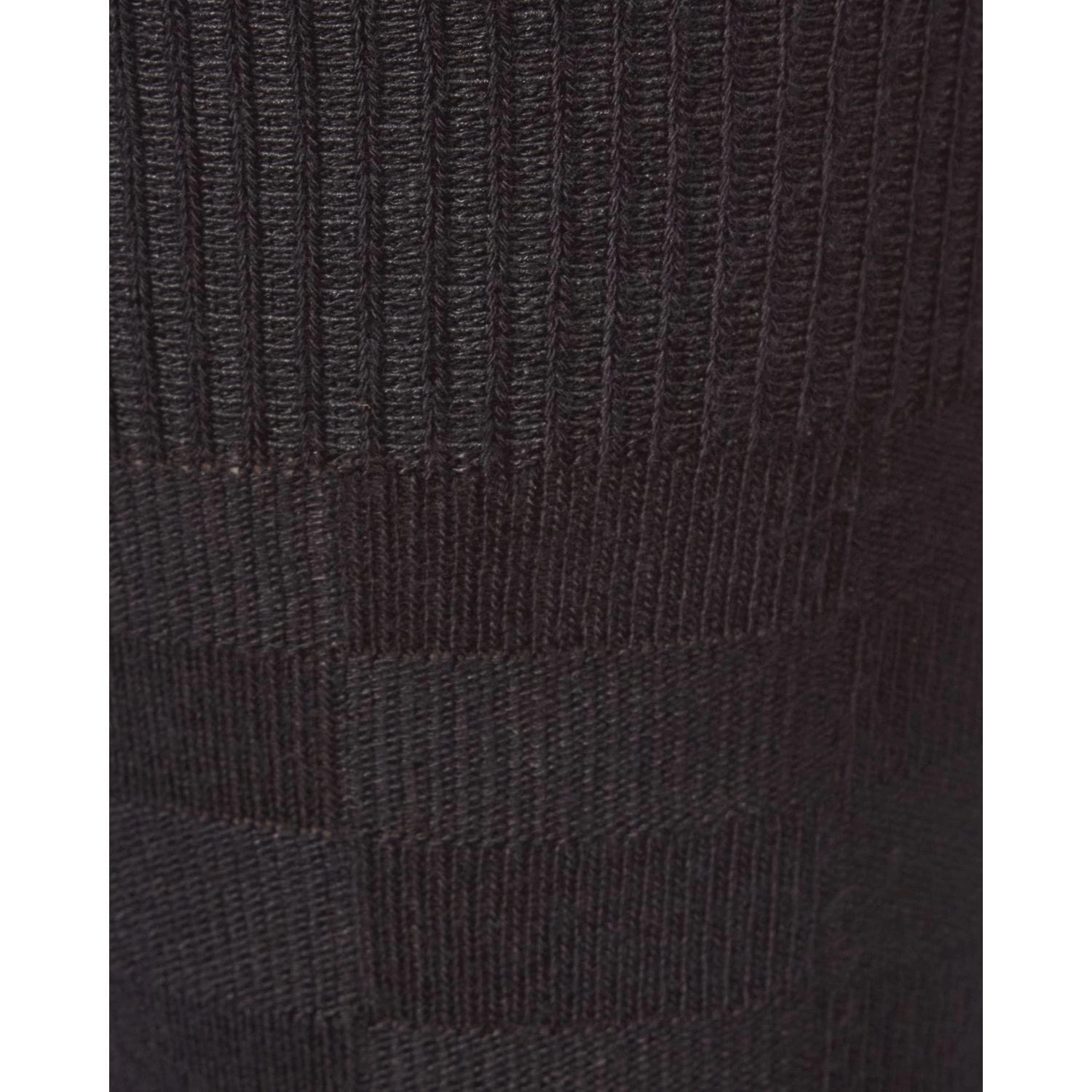 Memoi Men's Bamboo Blend Solid Checkerboard Crew Socks
