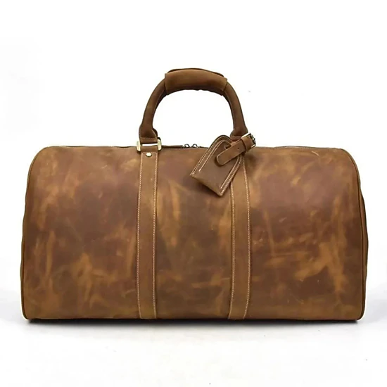 Steel Horse Leather Unisex The Bjarke Weekender | Handcrafted Leather Duffle Bag