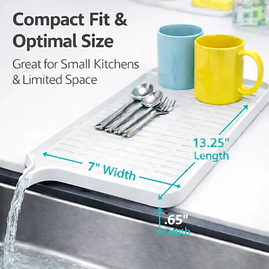 Home Collection Over Sink Drying Tray Rack 13.25" Dish Drainer