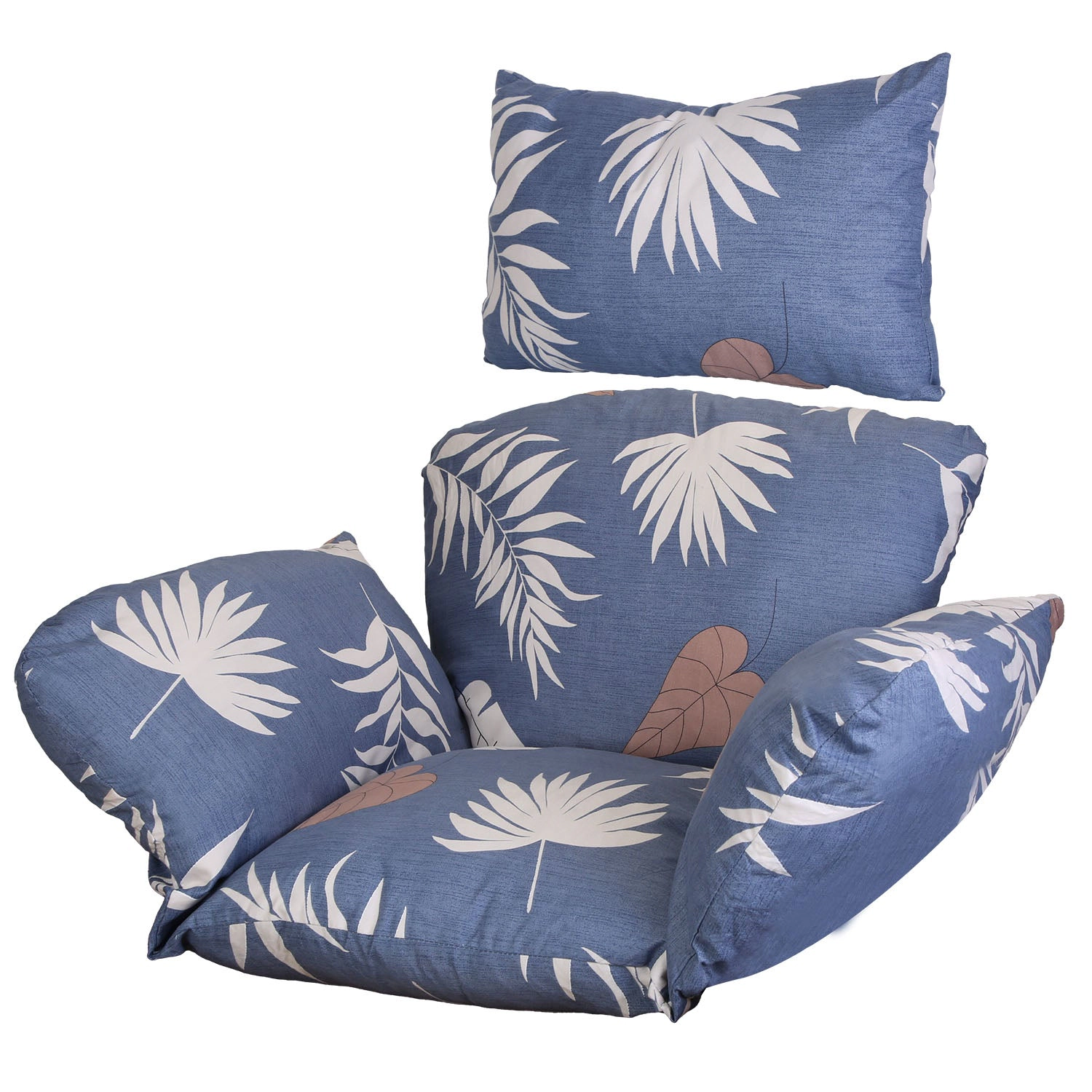 GBruno Thickened Egg Chair Cushion With Headrest
