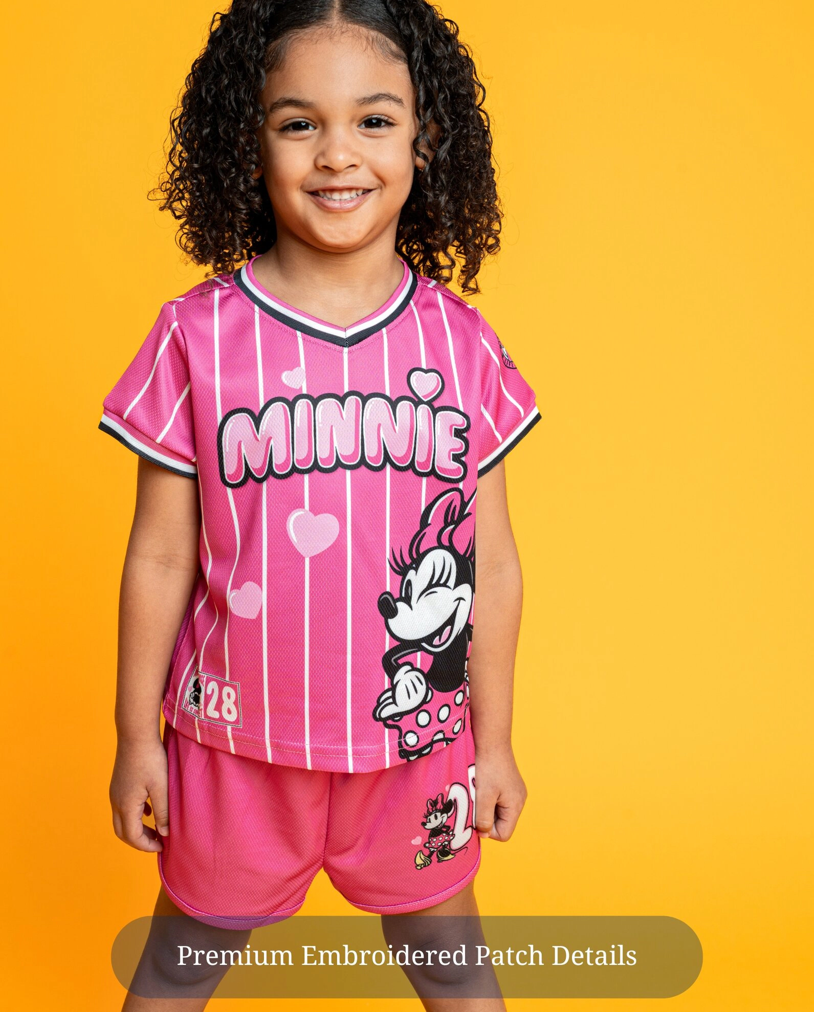 Disney Girls' Soccer 2-Piece T-Shirt and Shorts Set
