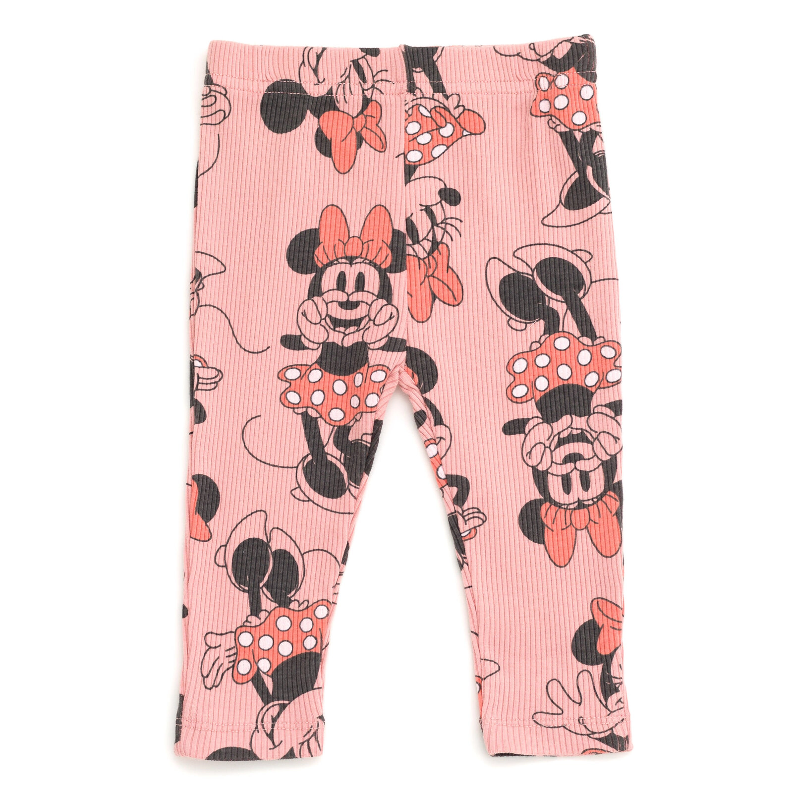 Disney Girls' Ribbed Long Sleeve Tee and Pants Set