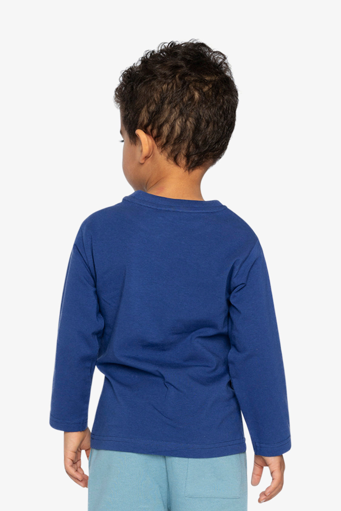 Deux par Boys Long Sleeve Organic Cotton Penguin Graphic T-Shirt