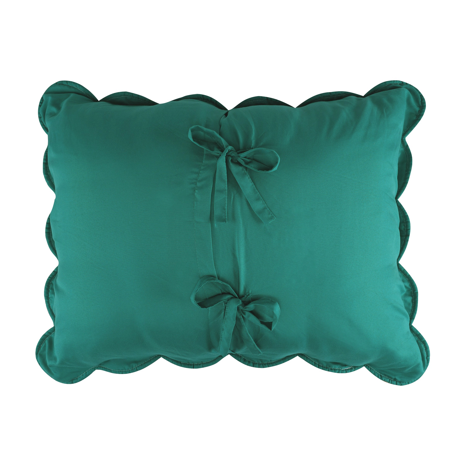 Greenland Home Fashions Danica Cotton Face Microfiber Back Pillow Pillow Sham