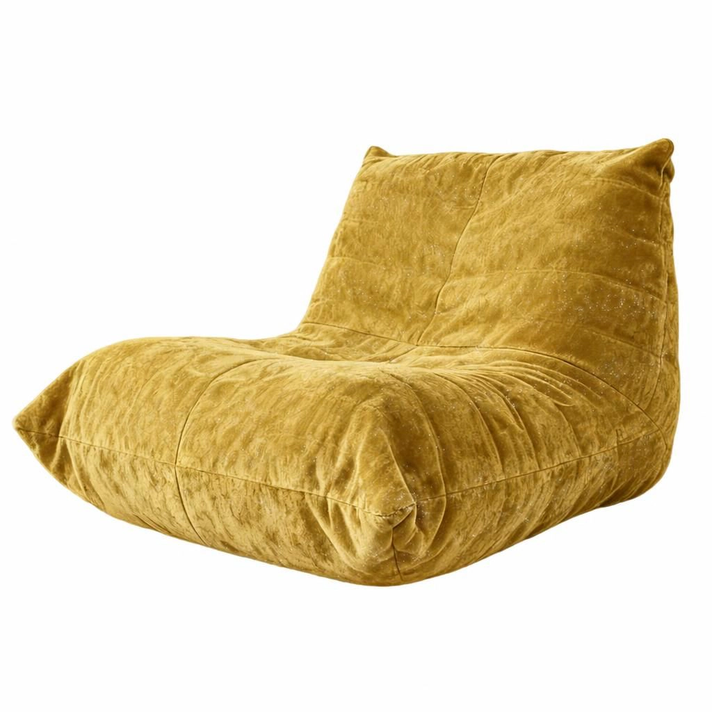 GOODSILO Comfortable Flannelette Lazy Bean Bag Chair Casual Relaxing Seating