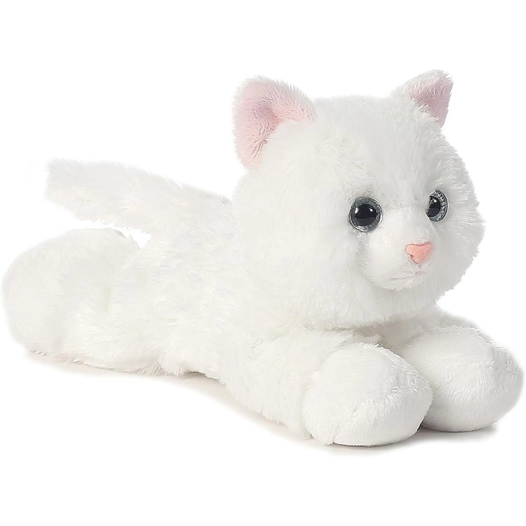 Aurora Mini Flopsie Sugar Too White Kitty Cat 8-Inch Stuffed Animal Plush