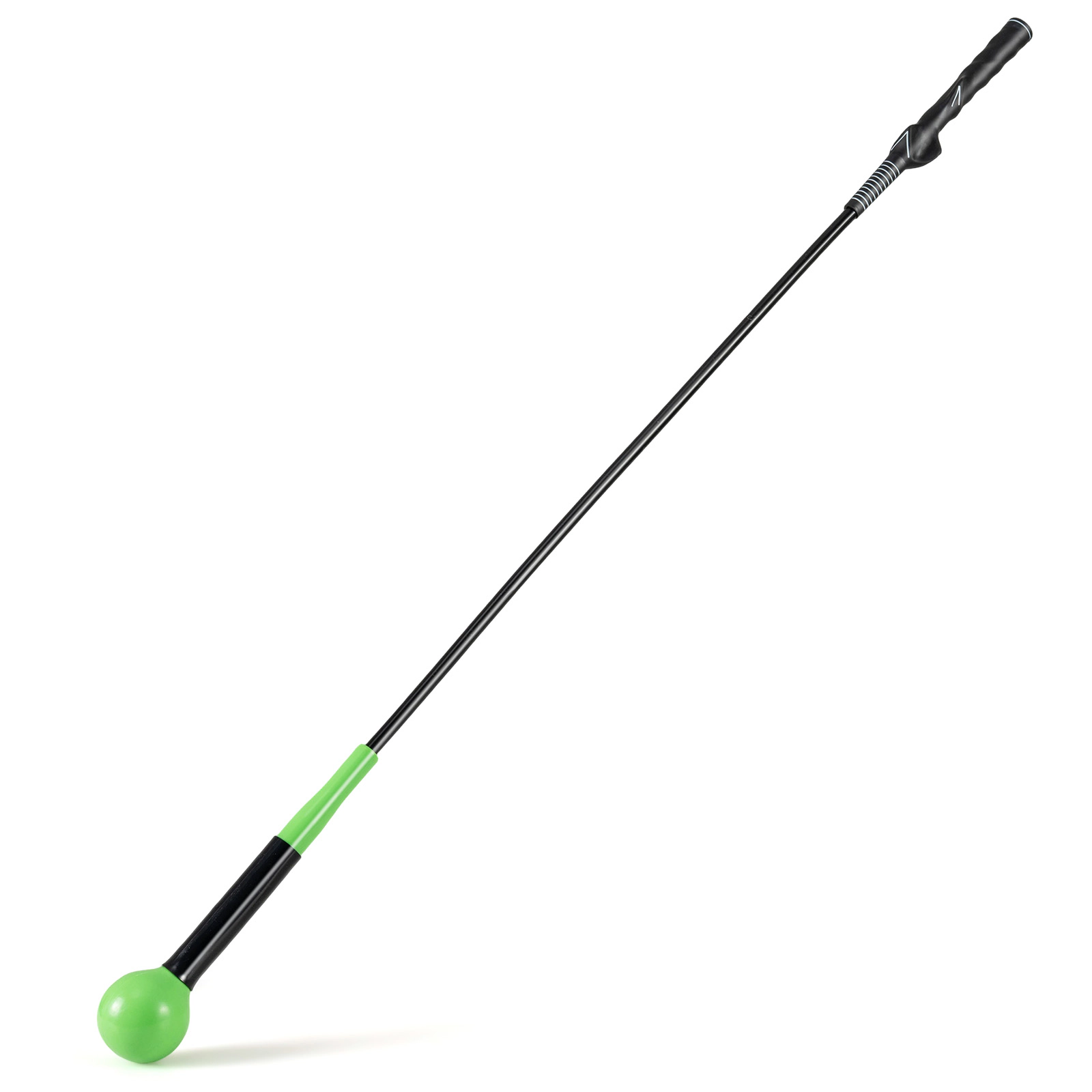 SUGIFT Weighted Head Golf Swing Trainer Aid Practice Stick 47-in / 40-in / 31.5-in Lengths Right-Handed Green/Yellow