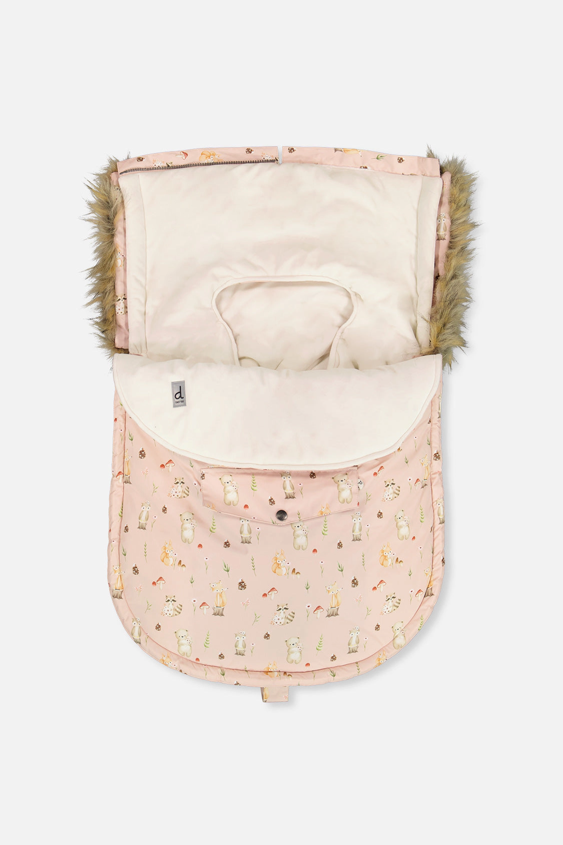 Deux par Deux Girls Waterproof Bunting Bag for Car Seats & Strollers