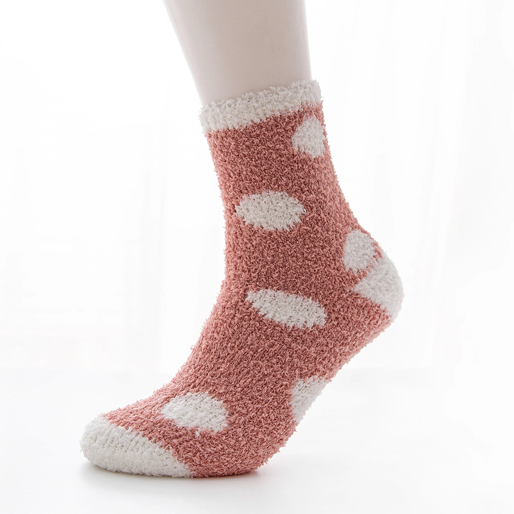 Wardrobe Whimsy 5 Pairs Women Soft Fuzzy Fluffy Cozy Warm Sleeping Slipper Socks