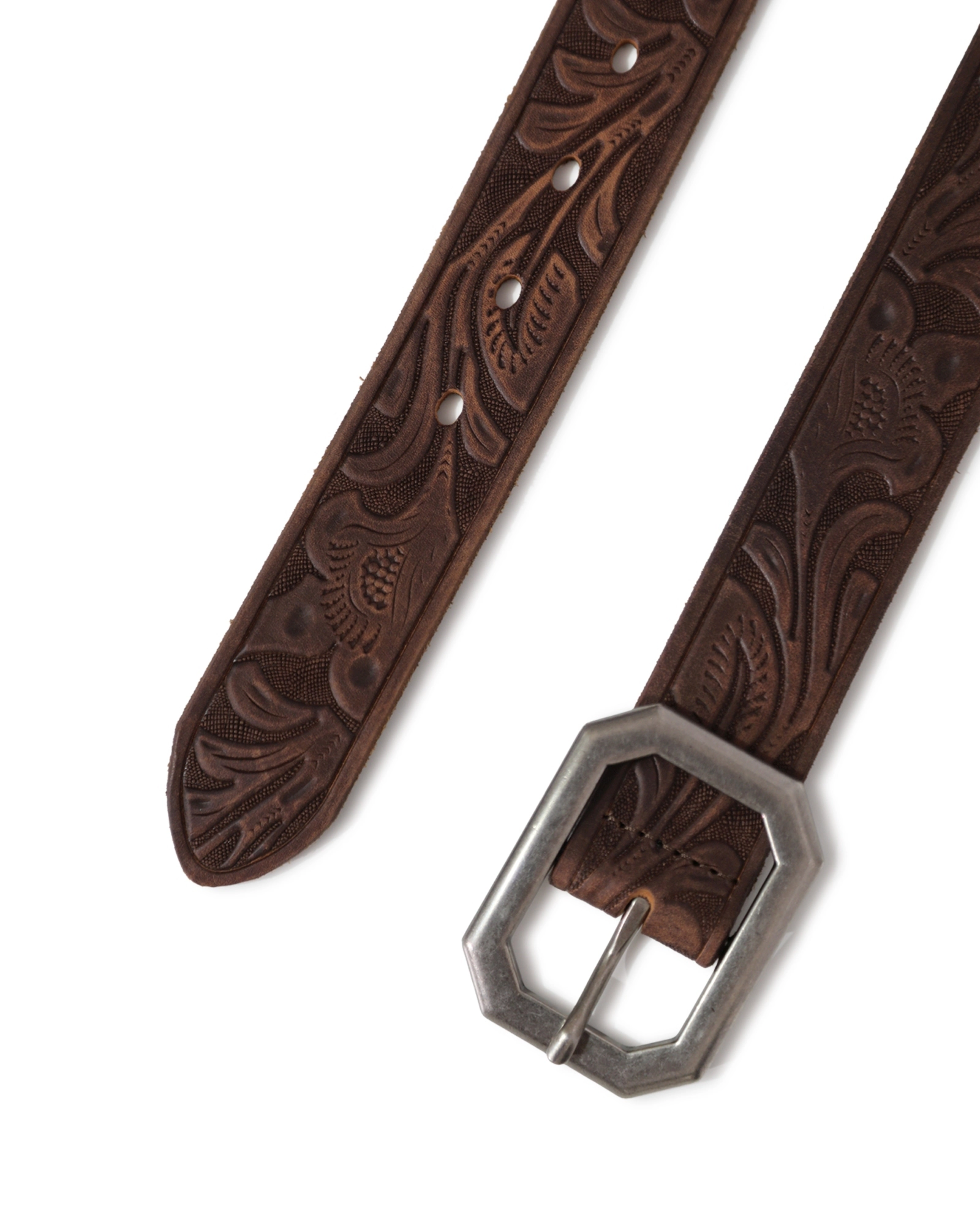 Belle & Bloom Stand By Me Embossed Leather Belt
