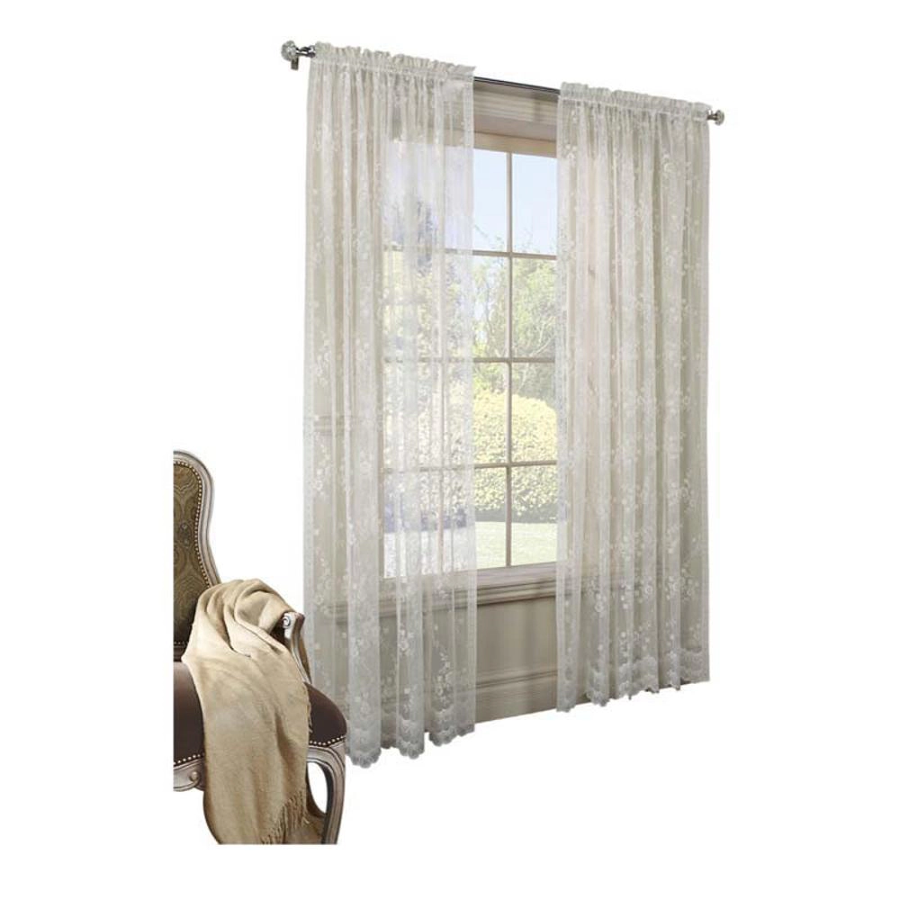 Commonwealth Habitat Mona Lisa Jacquard Lace Tailored Sheer Panel