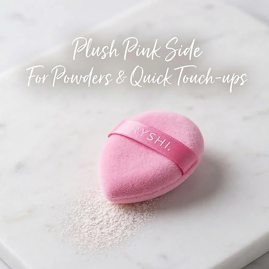 Pursonic Unisex Dual-Sided Makeup Sponge – Reversible Beauty Blender for Applying & Blending