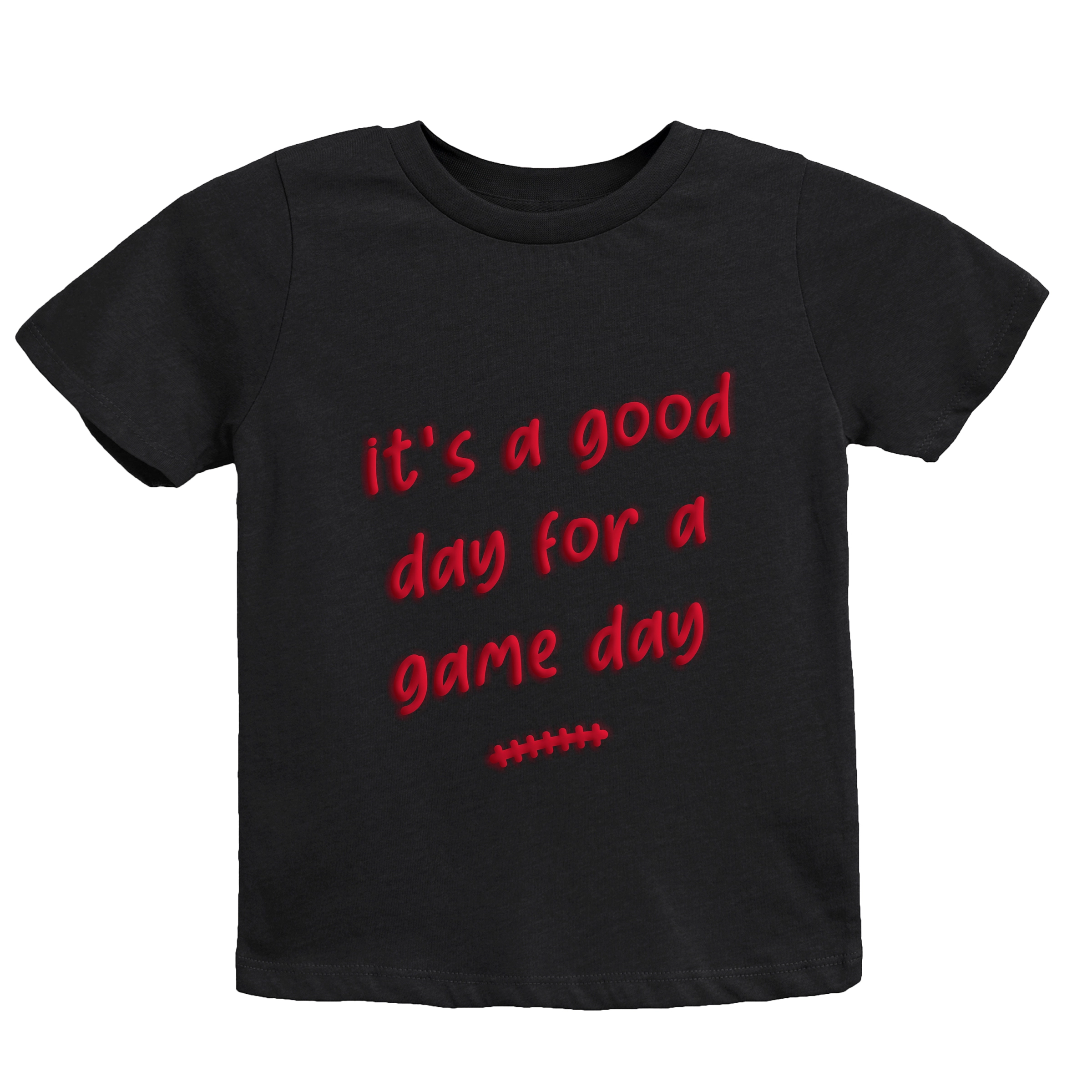 The Juniper Shop - Youth Short Sleeve Graphic T-Shirt It's A Good Day For Game Puff Print