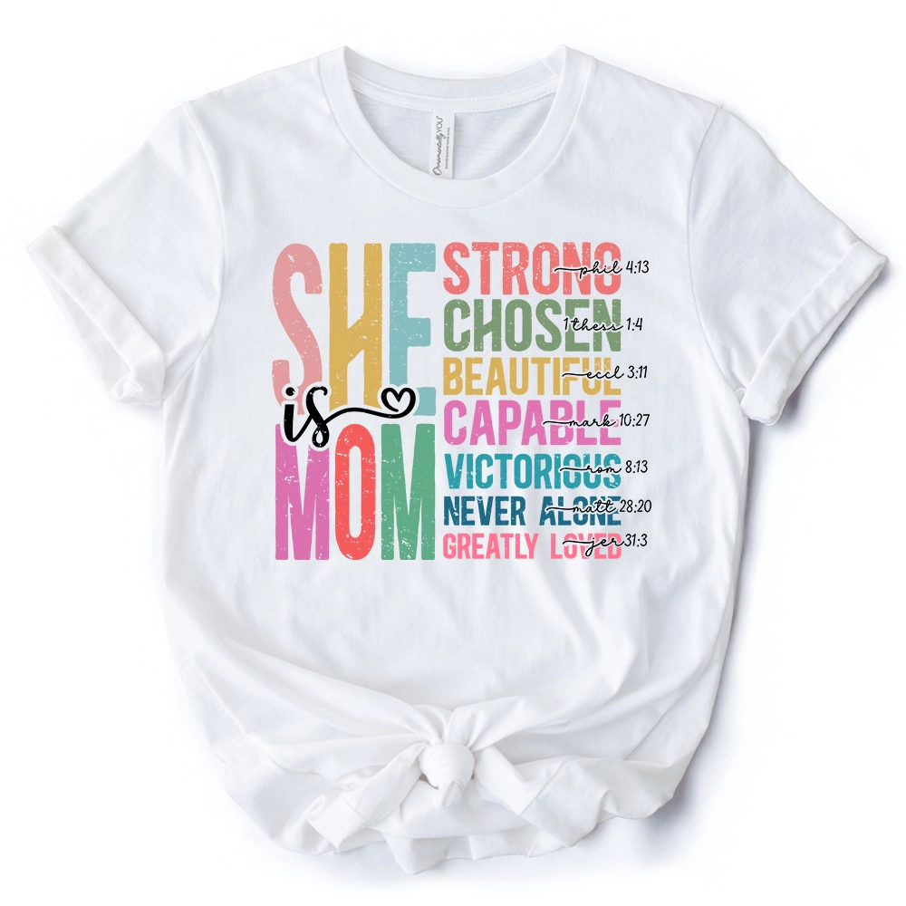 OrnamentallyYou Womens Inspirational Christian Mom T-Shirt