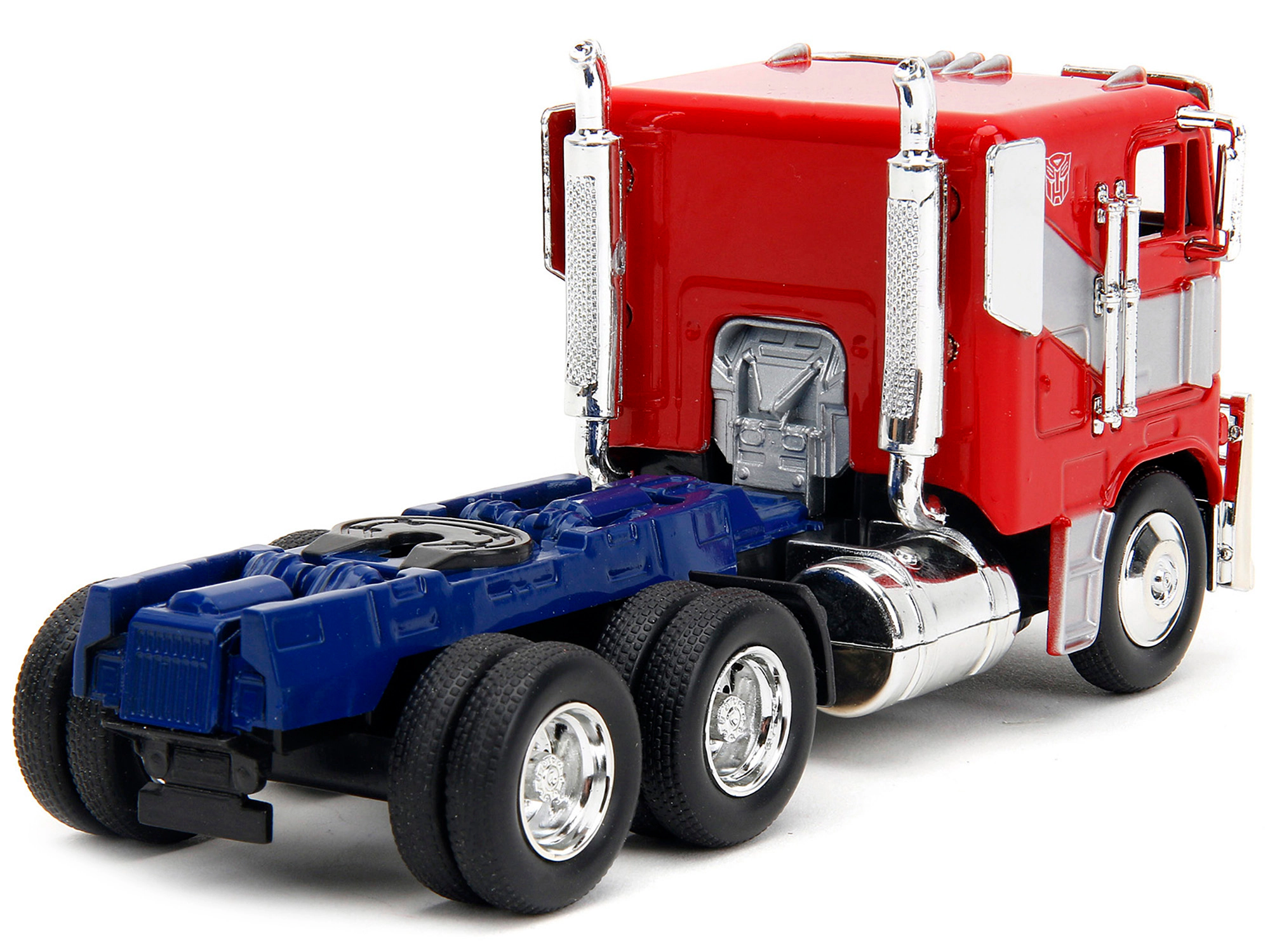 Jada Optimus Prime Tractor Truck Red and Blue with Silver Stripes "Transformers: Rise of the Beasts" (2023)