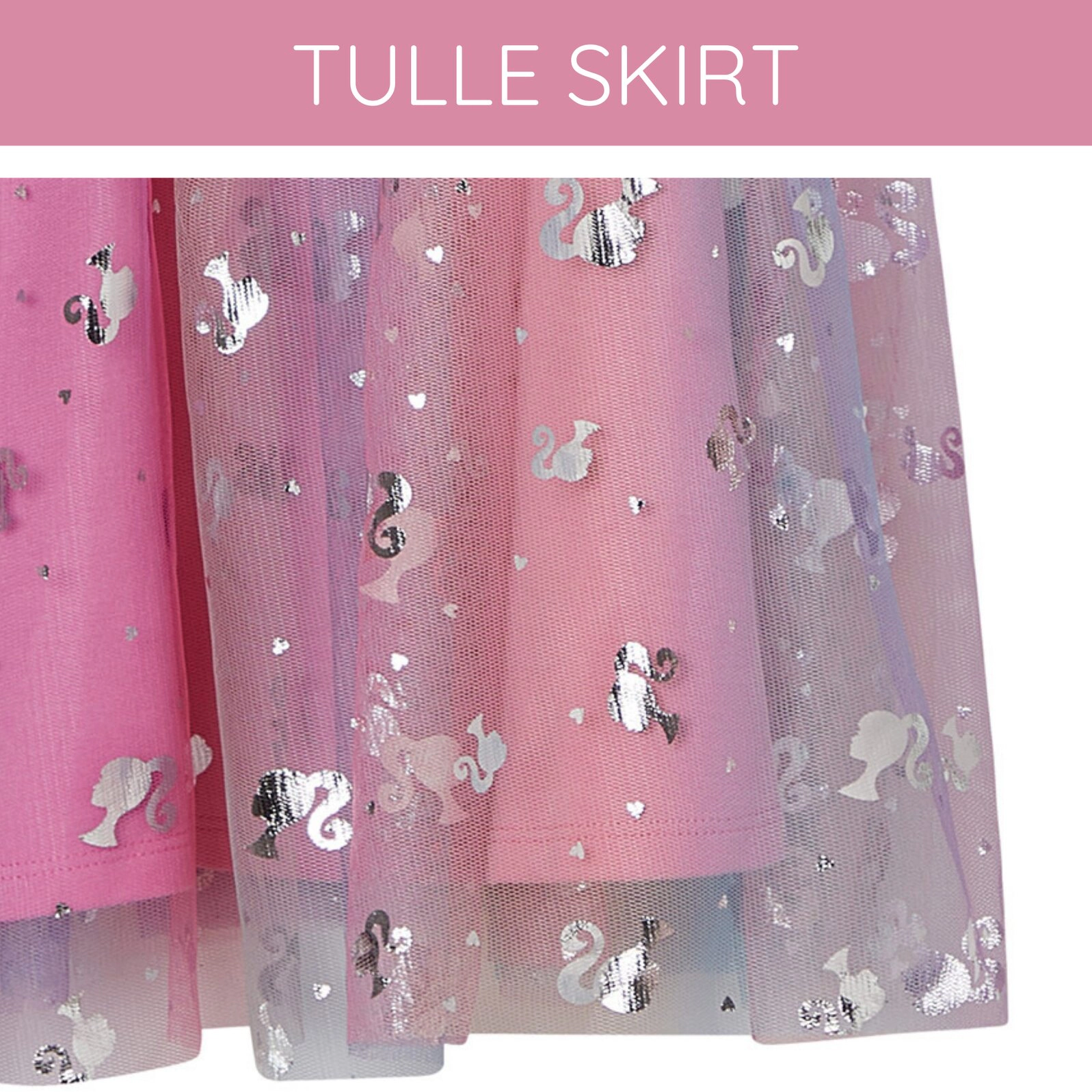 Barbie Girls' Sequin Tutu Dress