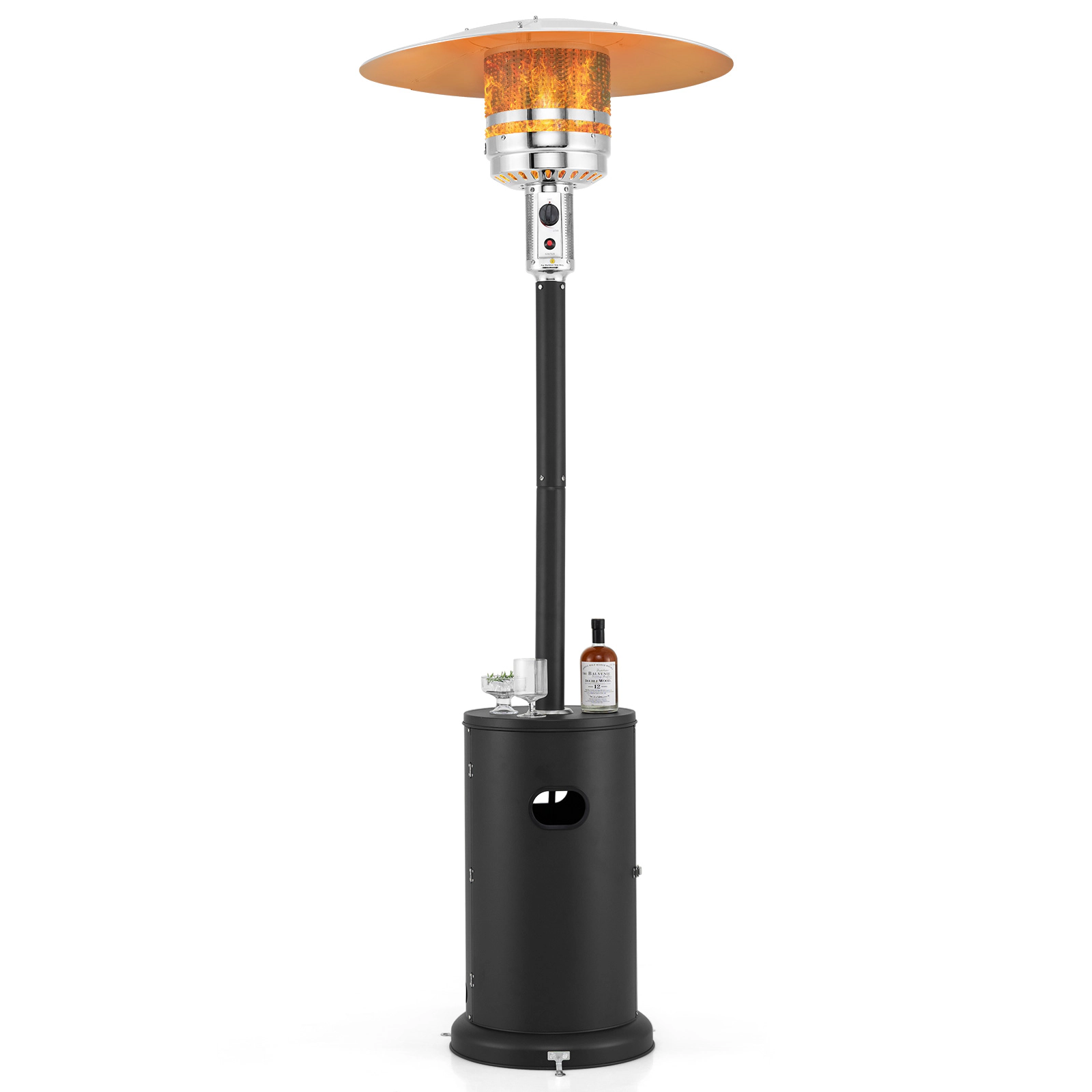 LJG 50000 BTU Propane Patio Heater with Round Table Design