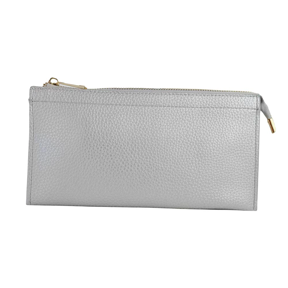 Fashnzfab Faux Leather Slim Wallet Crossbody Bag