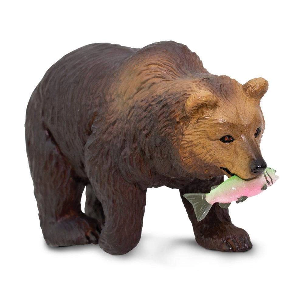 Safari Ltd. - Grizzly Bear Kids Toy Figure