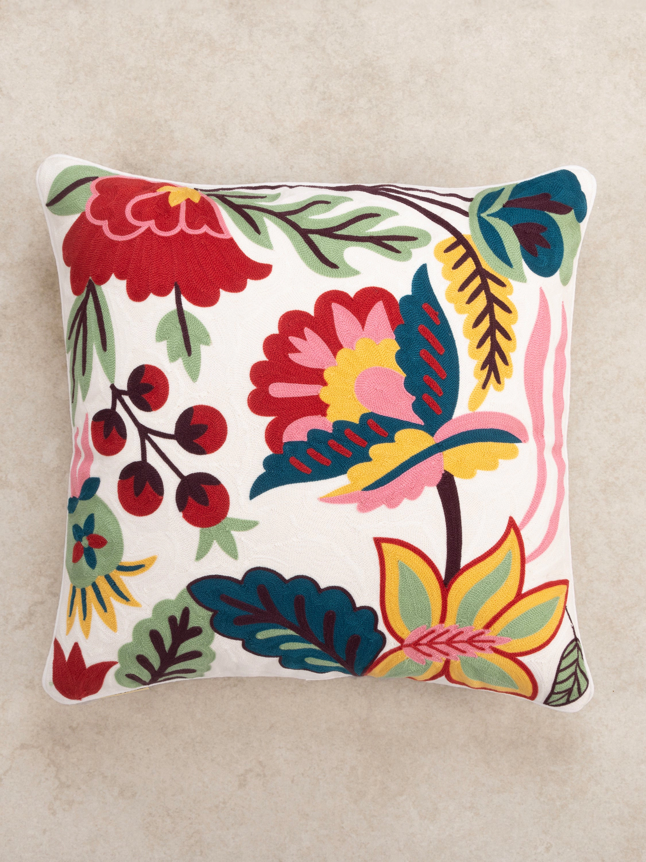 GAURI KOHLI Zagreb Throw Pillow 20"x20"