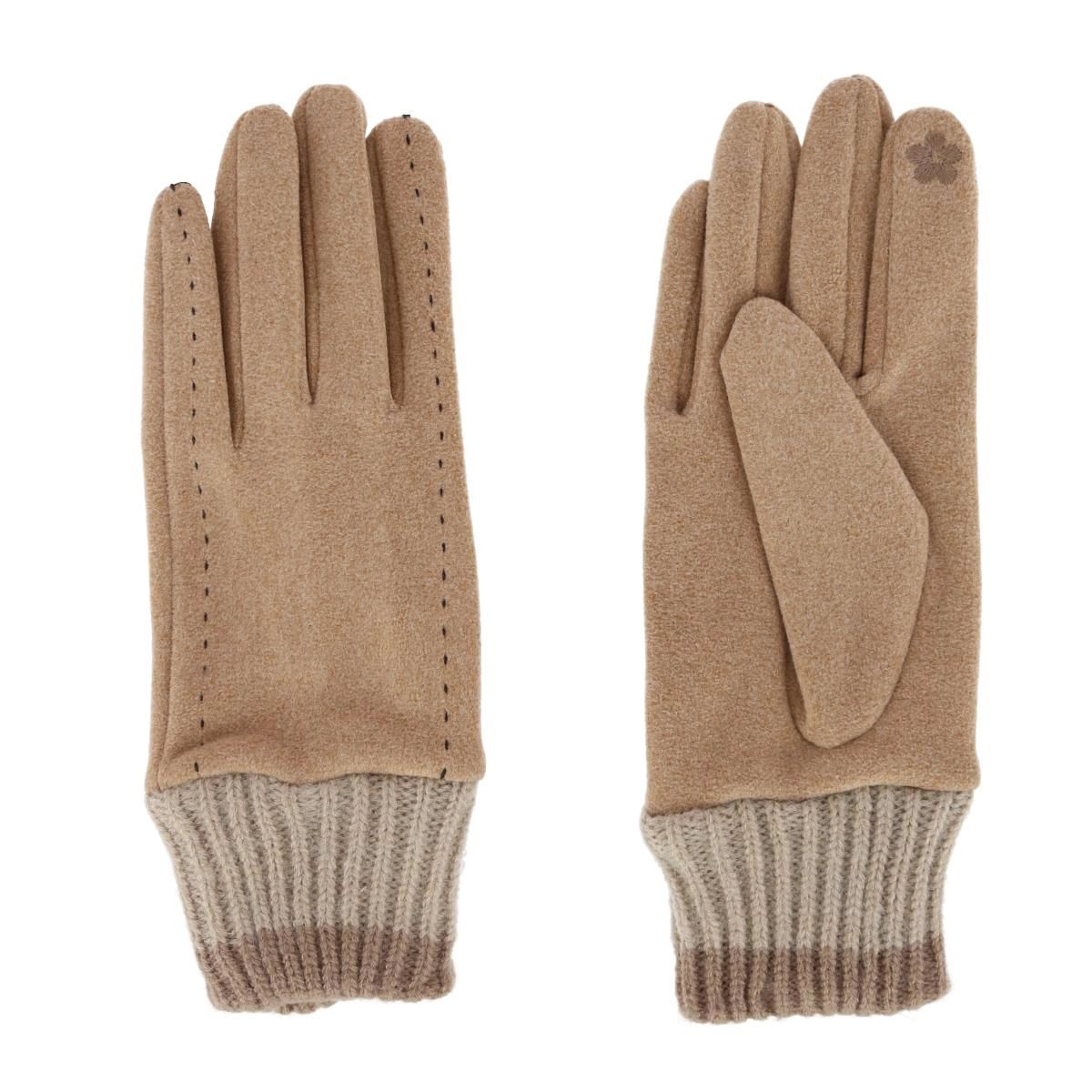 CTM Women's Knit Cuff Touchscreen Compatible Winter Gloves