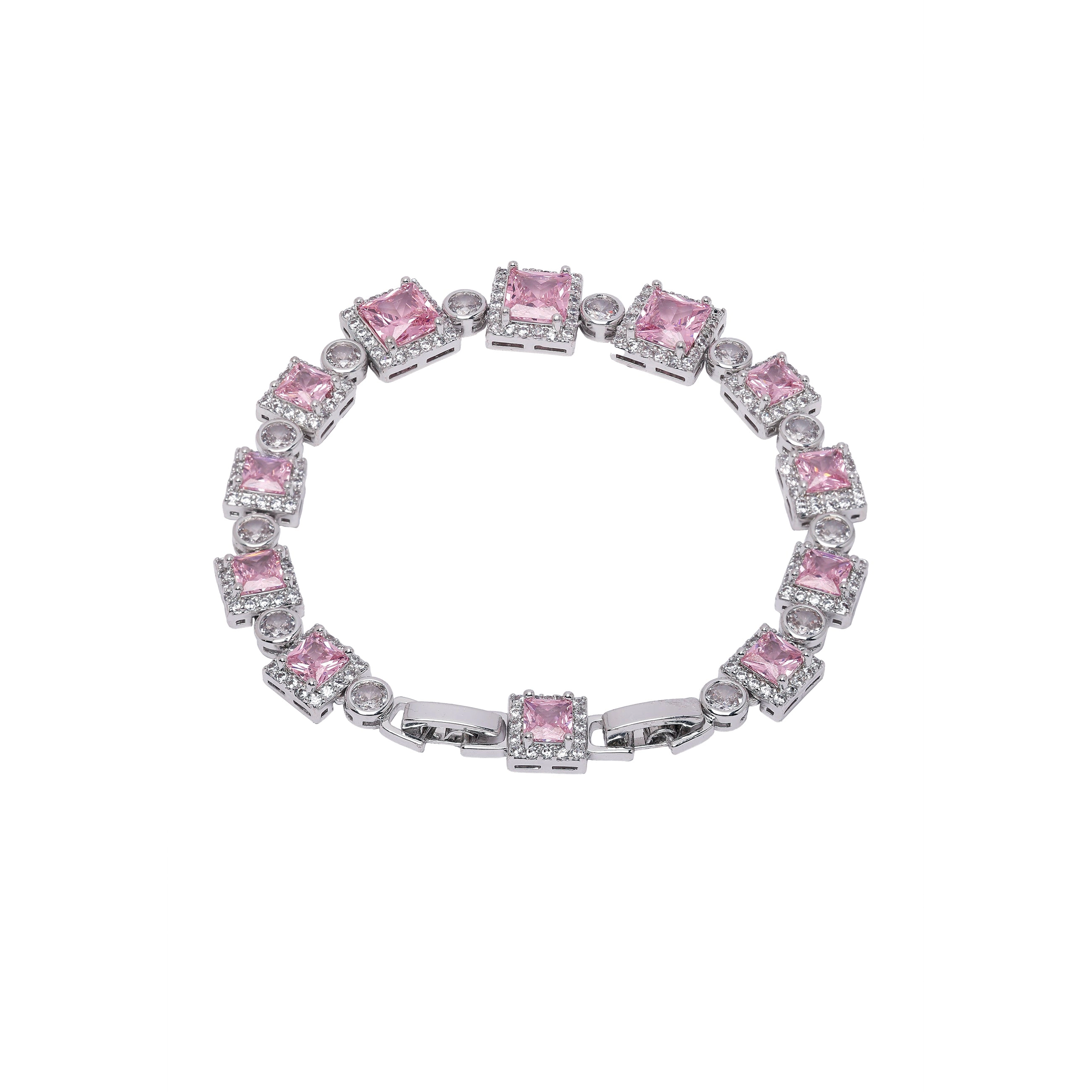 AGP PARIS Womens Diva Square Box Chain Bracelet