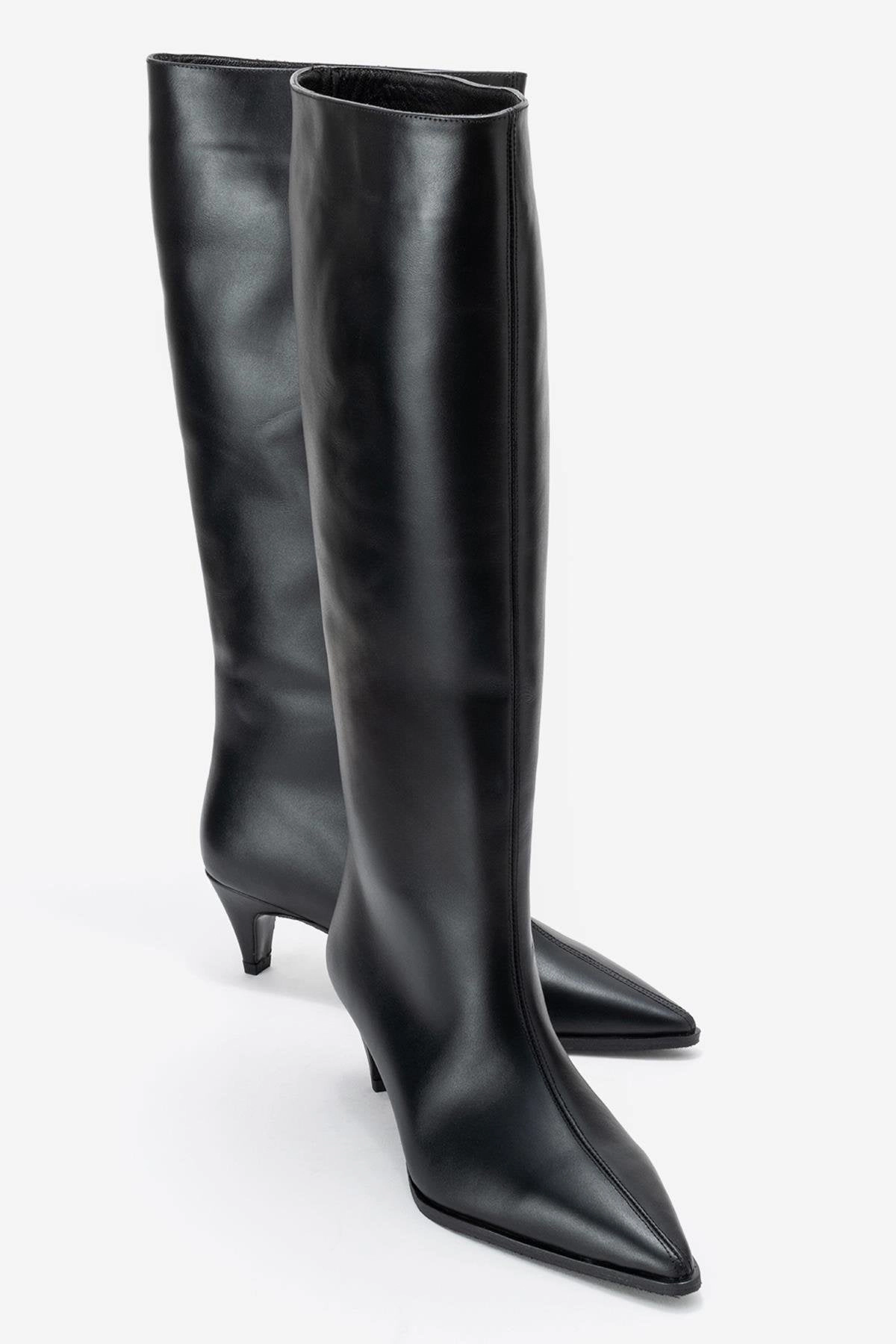 Forever & Always Womens Siora Leather Knee High Boots