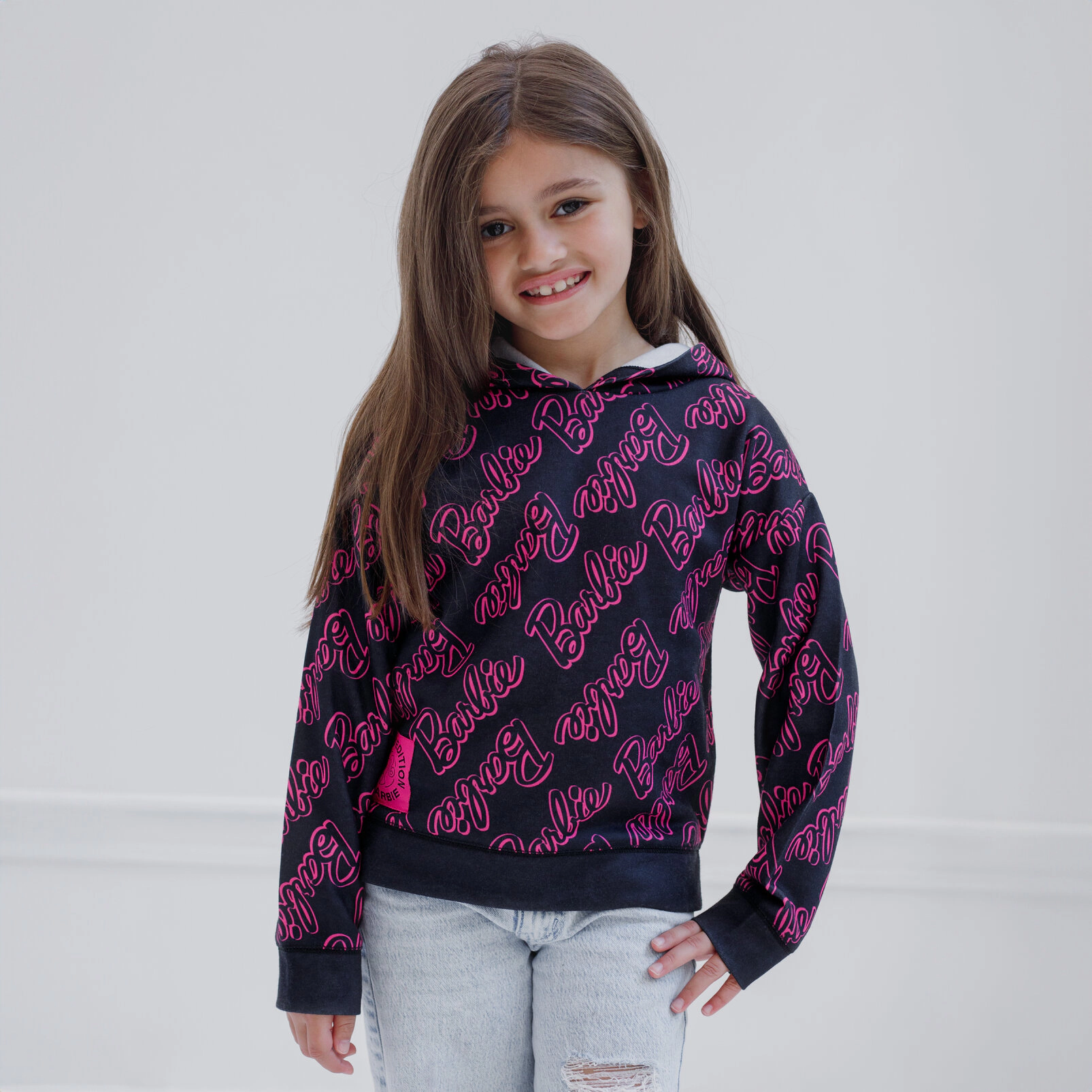 Barbie Girls' Fleece Hoodie