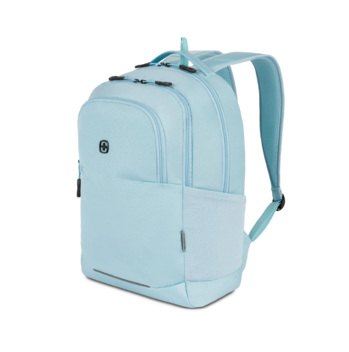 SwissGear Orientation Laptop Backpack, Light Blue, 17"x12"x7"