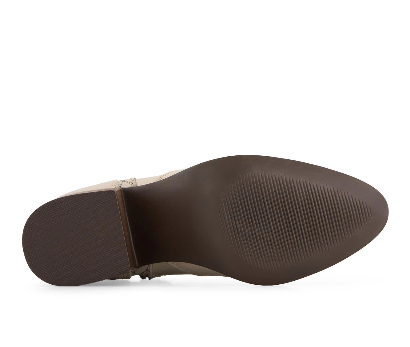 Forastero Womens Genuine Leather Side Zipper Booties