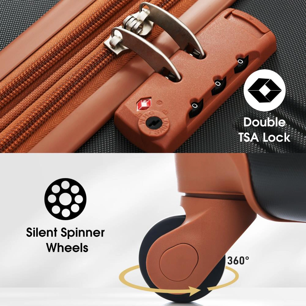 Hivvago Durable Hardshell Suitcase Set with TSA Lock