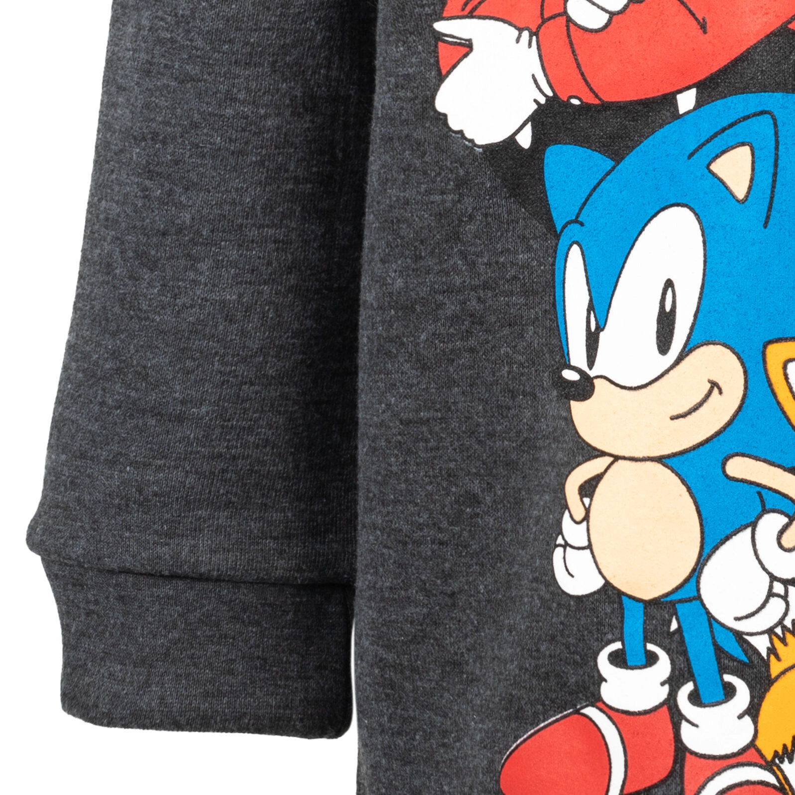 SEGA Sonic the Hedgehog Boys' Fleece Quarter-Zip Hooded Sweatshirt