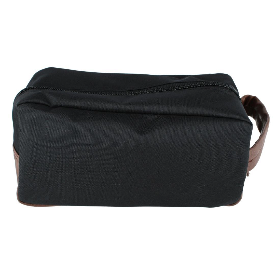 London Fog Men's Accessory Case Travel Kit with Carrying Handle
