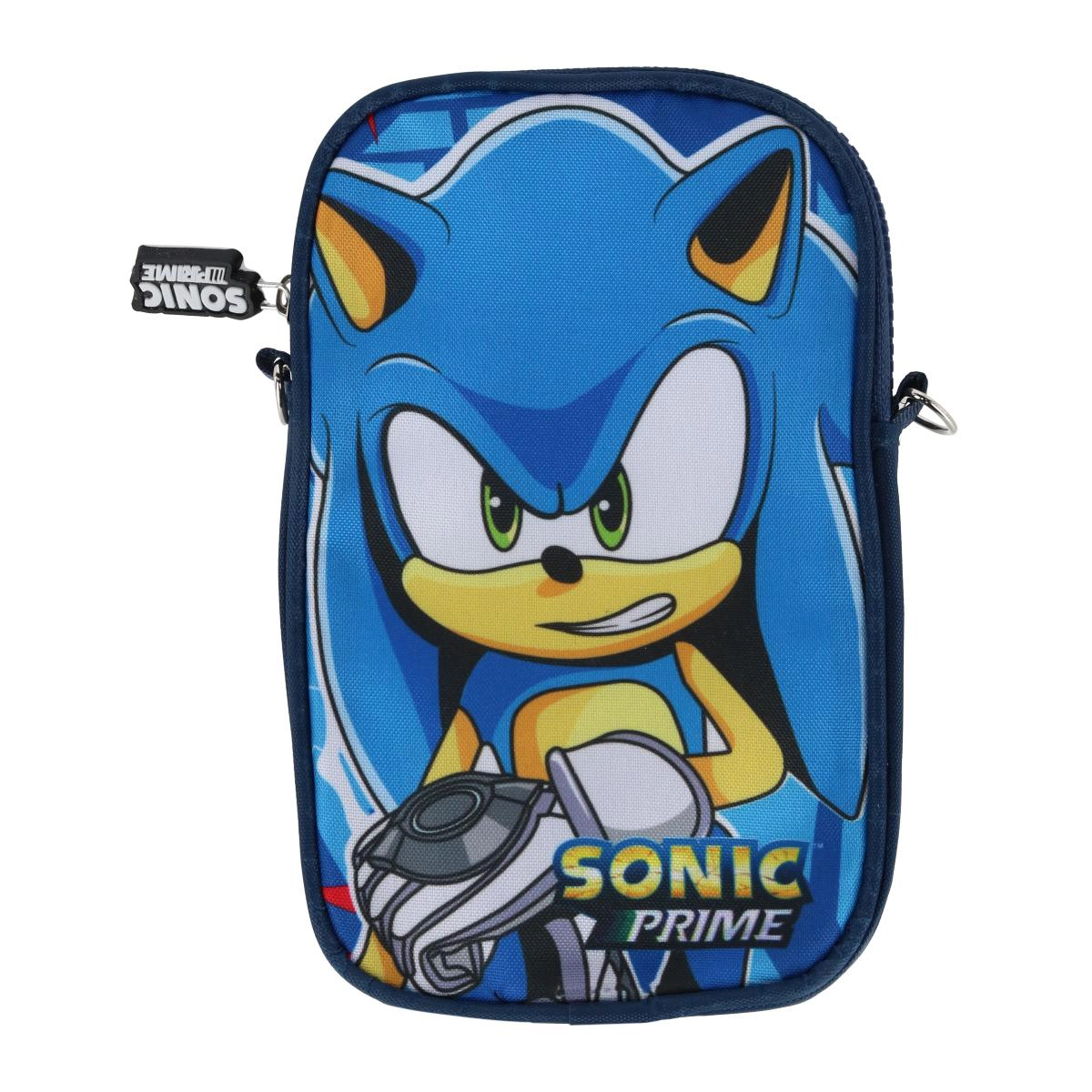 Textiel Trade Boys Sonic the Hedgehog Crossbody Phone Bag