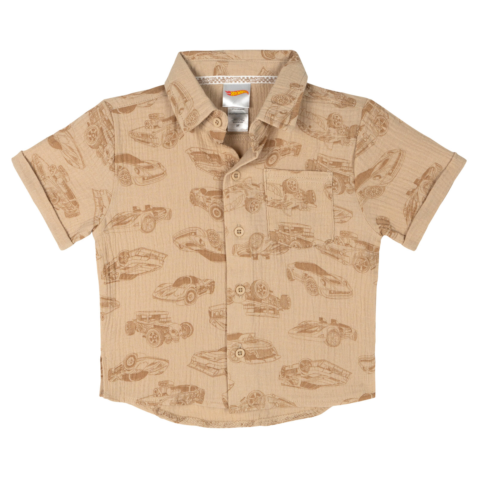 Hot Wheels Boys' Racing Shirt Tee and Shorts Set