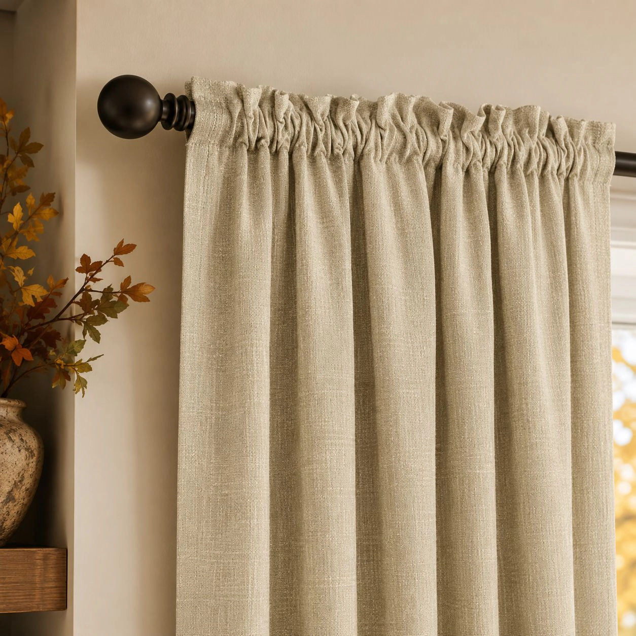 Kate Aurora Living Textured Crepe Sheer Single Window Curtain Treatments And Valances